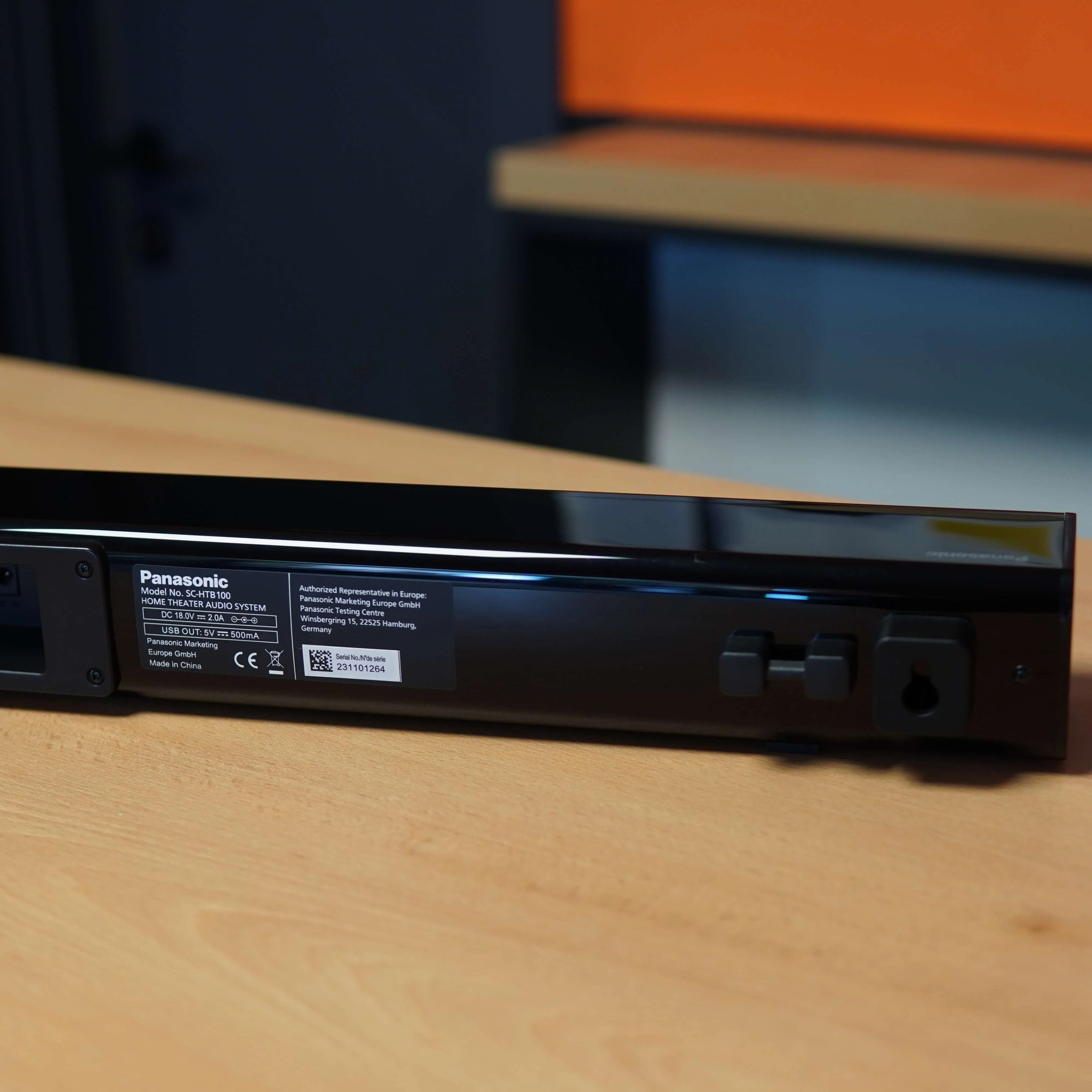 Soundbar Panasonic SC-HTB100, 45w, HDMI, Bluetooth, Arc, USB, Telecomanda, Negru - imagine 7