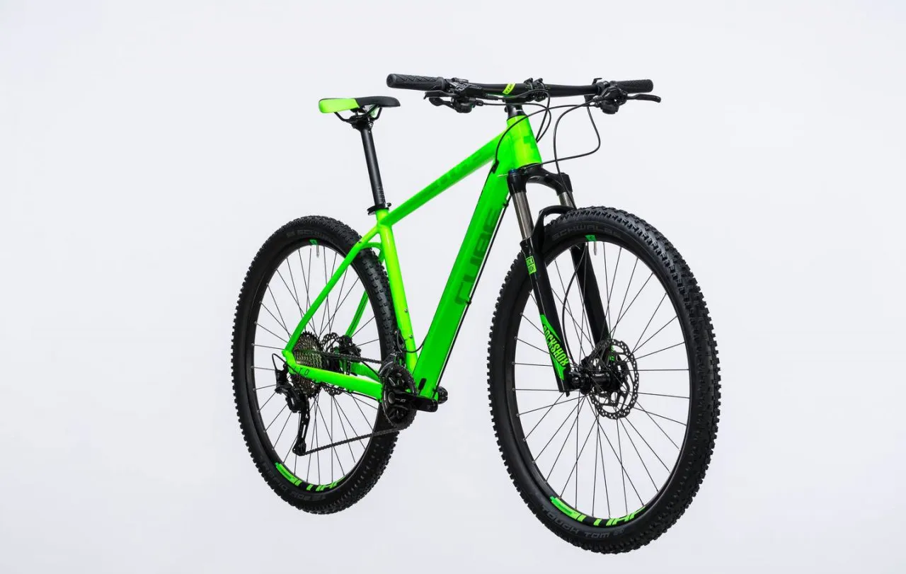 Bicicleta Cube LTD Pro 2x ,29" 2017, Aluminiu lite, full, Shimano, verde/negru - imagine 2