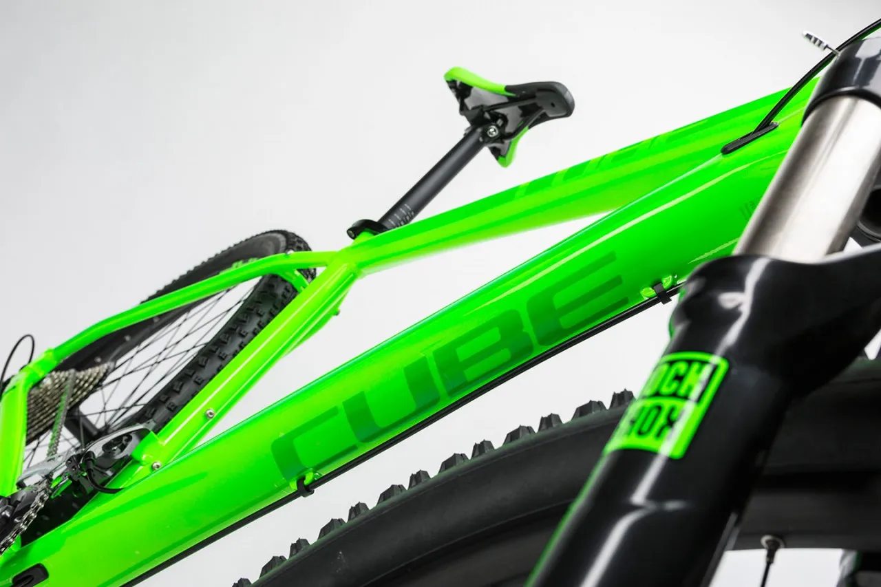 Bicicleta Cube LTD Pro 2x ,29" 2017, Aluminiu lite, full, Shimano, verde/negru - imagine 3