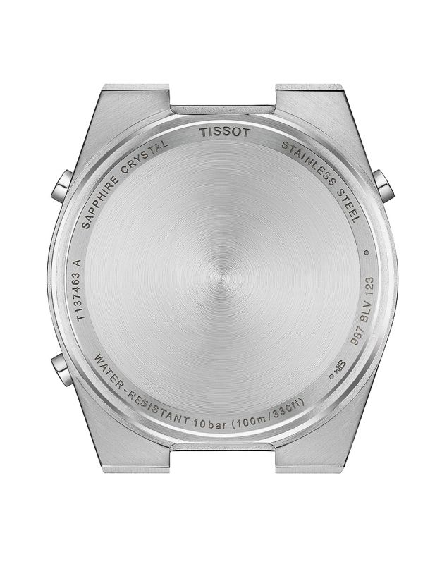 Ceas barbatesc Tissot PRX T137.463.11.050.00, 40mm, Automatic, Digital, Otel Inoxidabil, Cristal Safir, 10 ATM - imagine 2