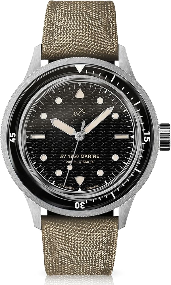 Ceas barbatesc About Vintage 1956 Marine Automatic Steel, 41mm, Otel Inoxidabil, 20 ATM