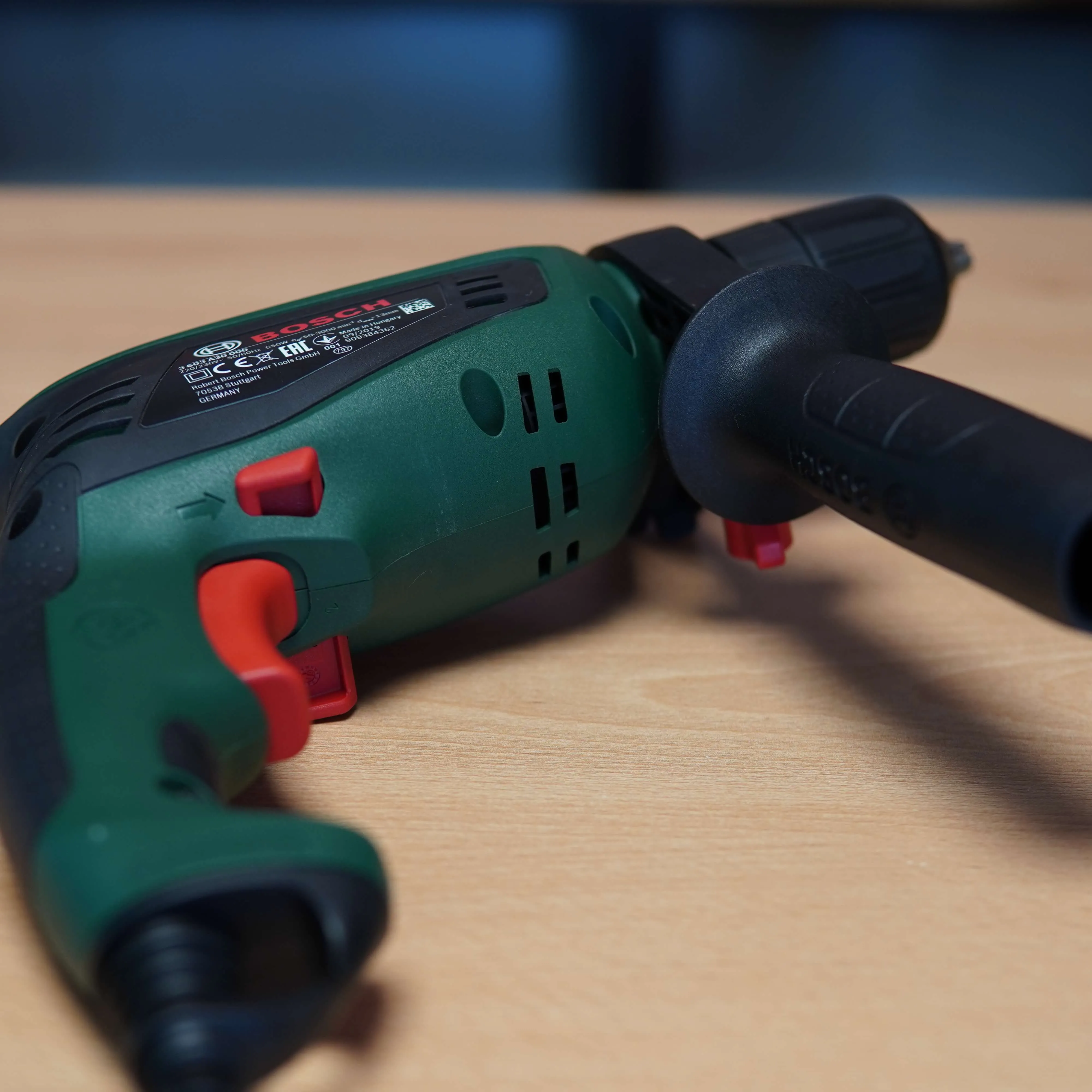 Masina de gaurit si insurubat cu impact, Bosch EasyImpact 550, 550W, Verde - imagine 7