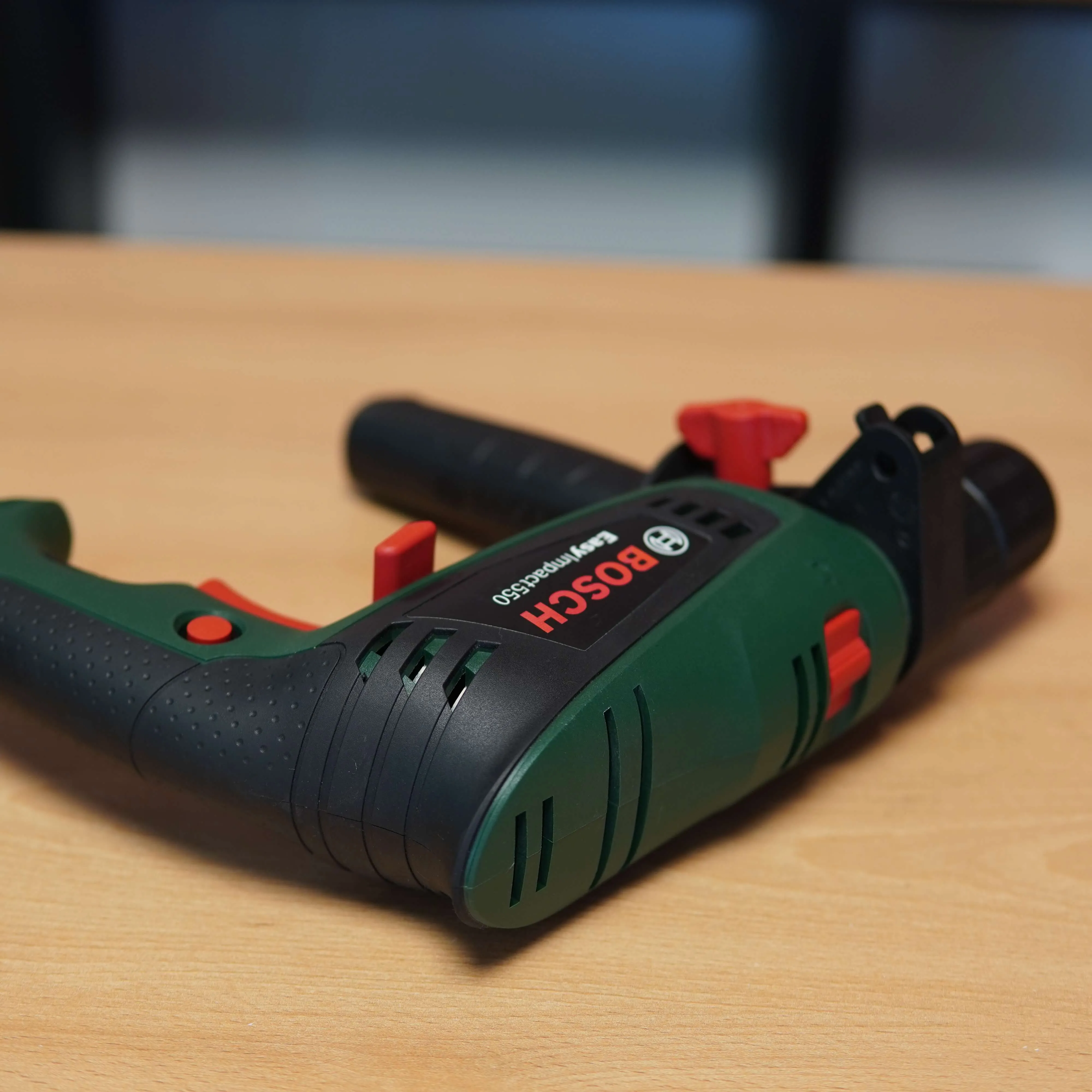 Masina de gaurit si insurubat cu impact, Bosch EasyImpact 550, 550W, Verde - imagine 5