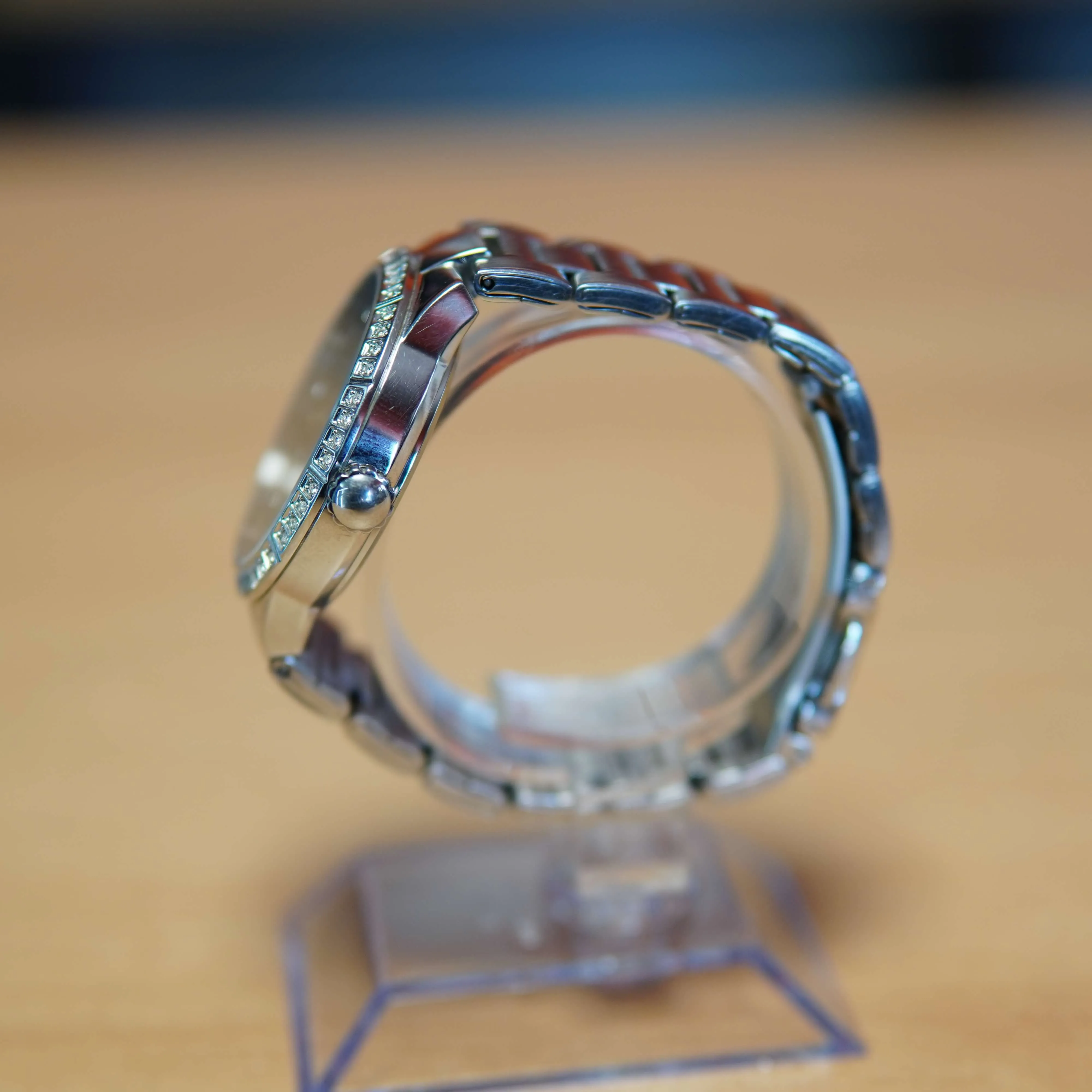 Ceas de Dama Festina F16719, Stainless Steel, 5 ATM, Cadran Negru, Argintiu - imagine 5