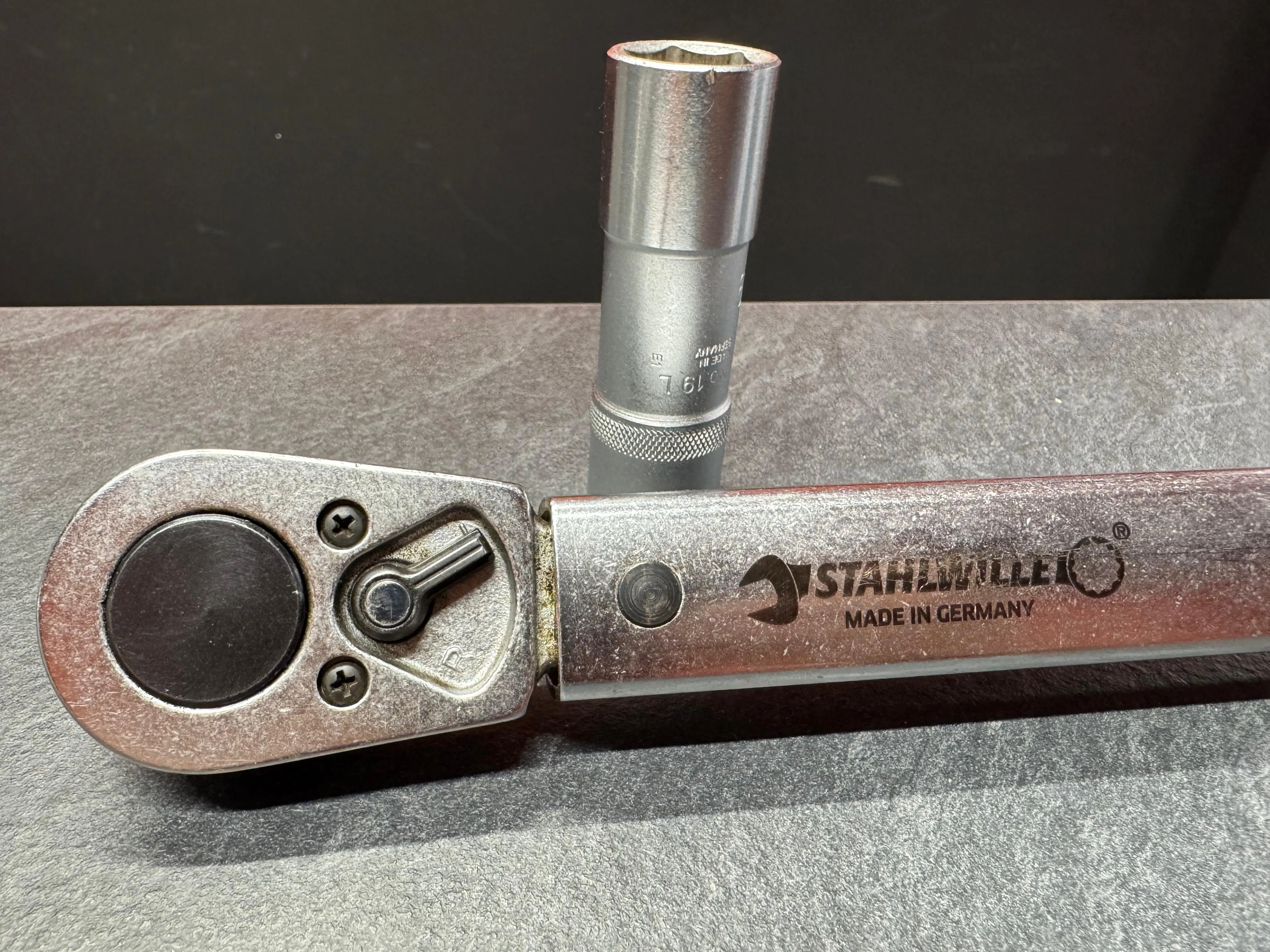 Cheie dinamometrica Stahlwille MANOSKOP 721/15 Quick, 1/2", 30-150 Nm, 25-110 ft-lb, Clichet 36 dinti, Germania - imagine 3
