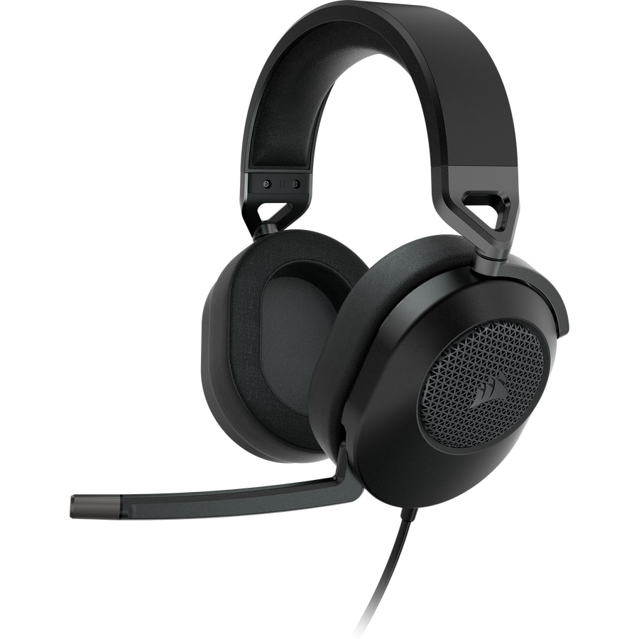 Casti gaming cu microfon Corsair HS65, Surround, Dobly Audio 7.1 Sound ID, USB, 3.5mm, Negru Carbon
