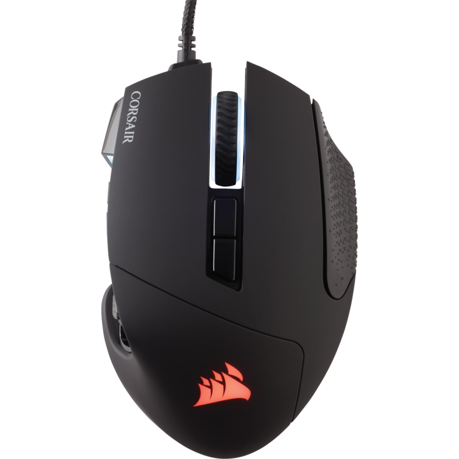 Mouse gaming Corsair Scimitar Elite, Iluminare RGB, 16000 dpi, Negru - imagine 3