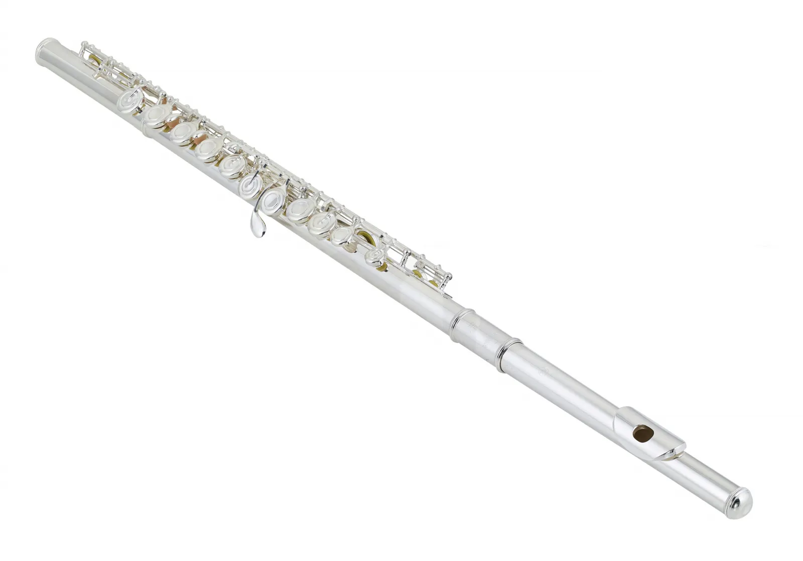 Flaut transversal Yamaha YFL-21S, argintat, mecanism Split E, clape inchise, offset G, include toc - imagine 2