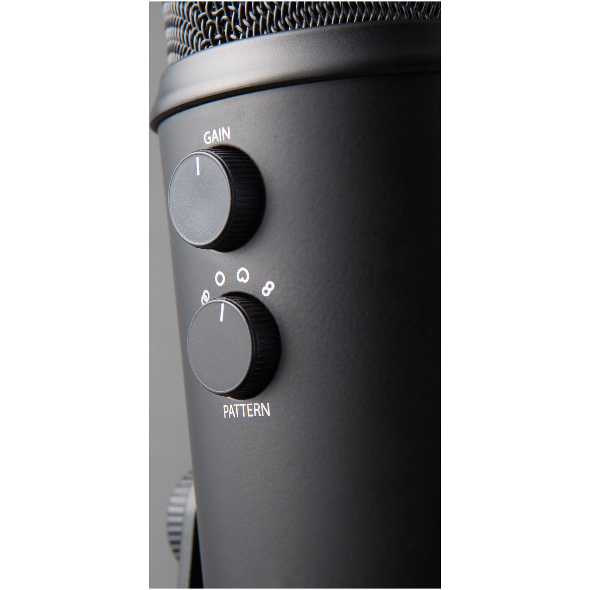 Microfon Profesional Blue Yeti, USB, Gaming, Podcast, Streaming, Recording, Multi-Pattern, Negru - imagine 2