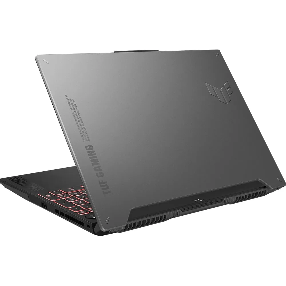 Laptop Gaming Asus TUF A15 FX507, Display 15.6 inch FHD 144Hz, Intel Core i7-13620H, 10-Core pana la 4.9 GHz, 16 Gb RAM DDR5 5200 MHz, SSD 500 Gb NVMe, NVIDIA GeForce RTX 4050 6 Gb, Wi-Fi 6, HDMI, Ethernet, Thunderbolt, Jack 3.5mm, RGB, Dolby Atmos, Jaeger Gray - imagine 2