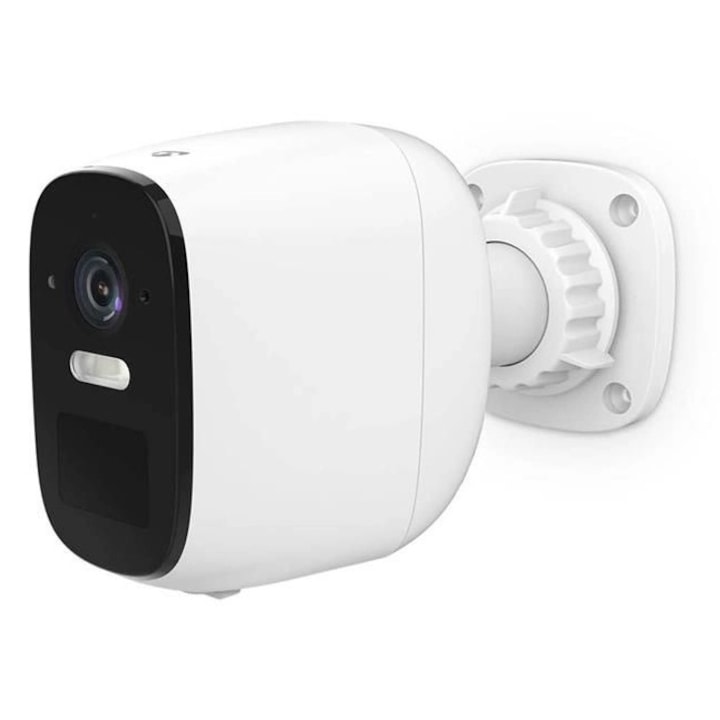 Camera de Supraveghere Nedis WIFICBO32WT, 4MP Quad HD, Senzor Miscare, Night Vision, Wi-Fi, IP66, Alb