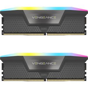 Memorie RAM Corsair Vengeance RGB 64 Gb DDR5, 6000MHz, CL30 Dual Channel Kit, CMH64GX5M2B6000Z30 - imagine 2