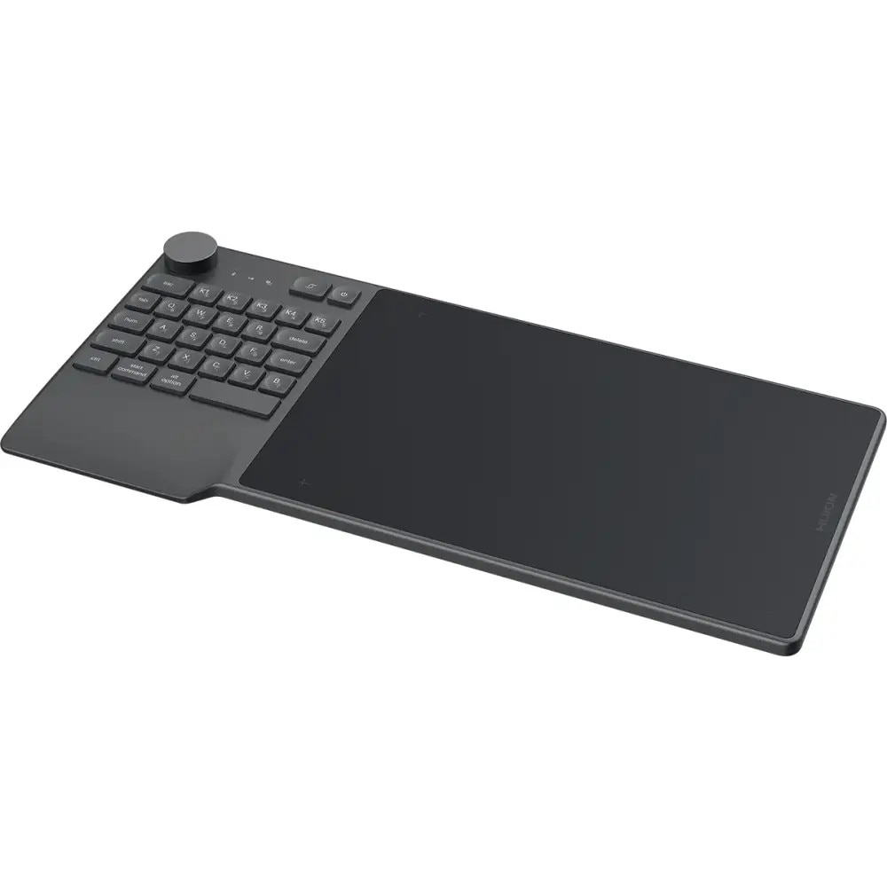 Tableta grafica HUION Inspiroy Keydial KD200, Viteza de citire creion (pps) 220pps, Niveluri de Presiune Creion 8192 USB-C, Bluetooth - imagine 2