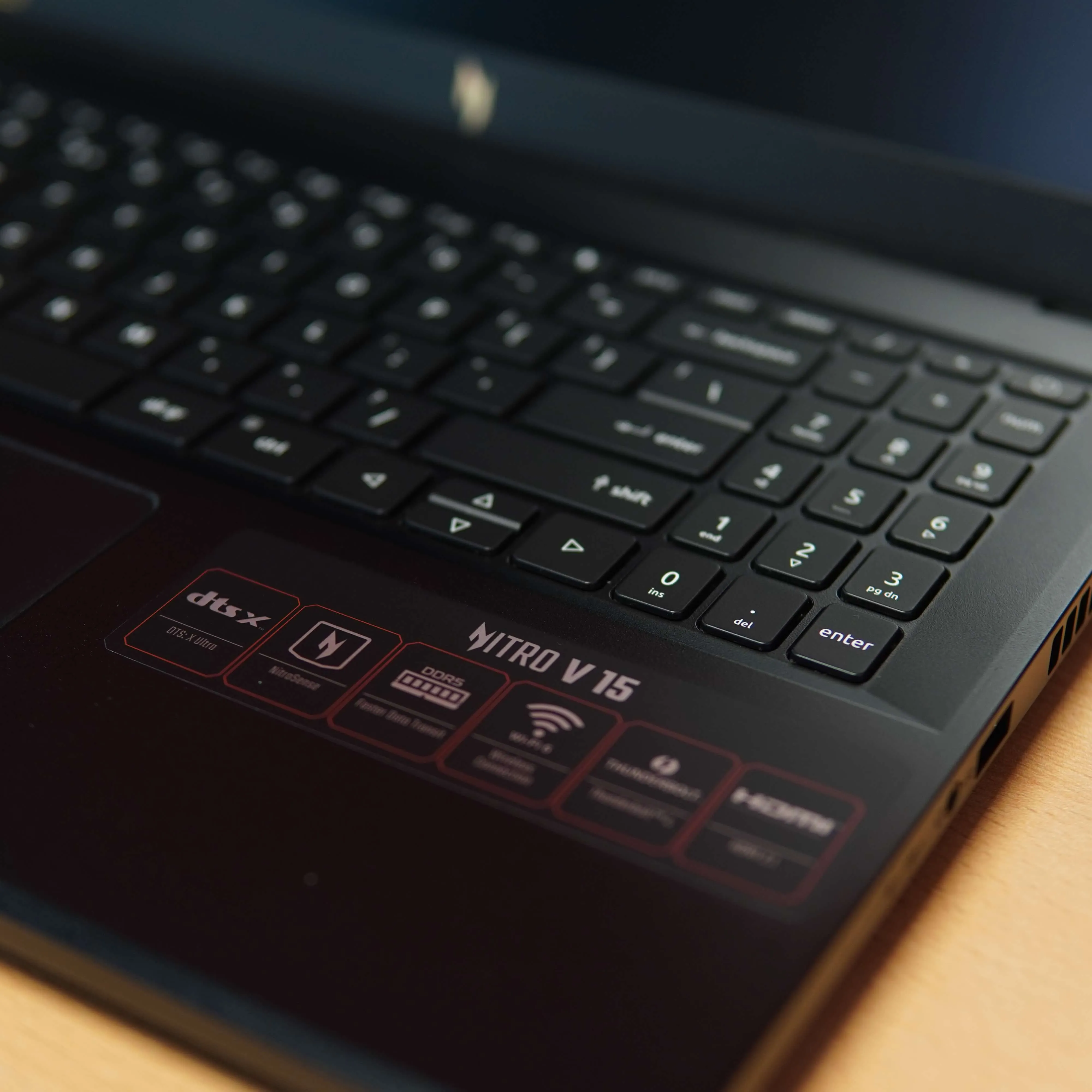 Laptop Gaming ACER Nitro V 15 ANV15-51, 15.6'', 144Hz, FHD, i5-13420h, 16 GB DDR5, 512 GB SSD, RTX 4050 6 GB, Negru - imagine 11