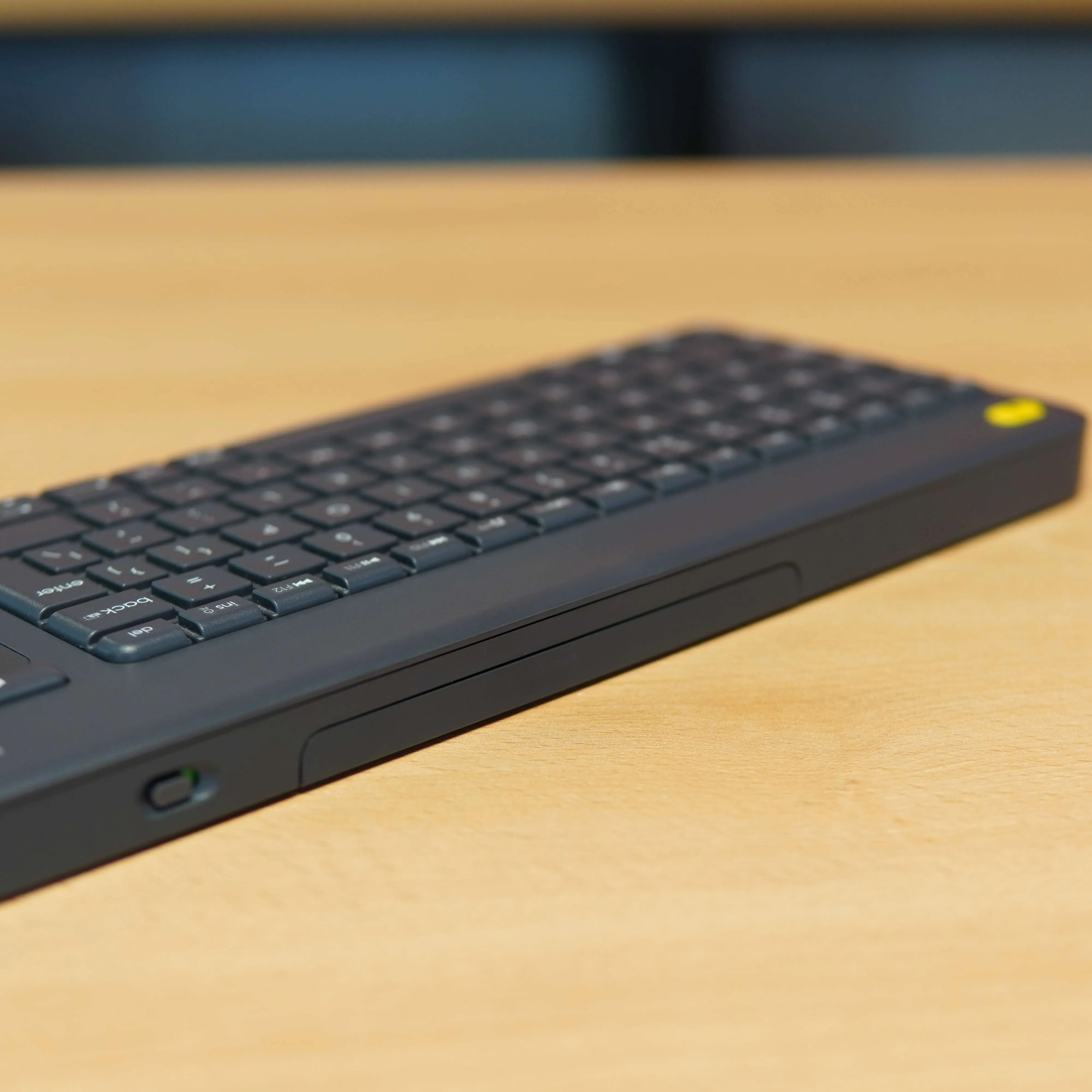 Tastatura Wireless Logitech K400 Plus Dark, Touchpad, USB, Black - imagine 7