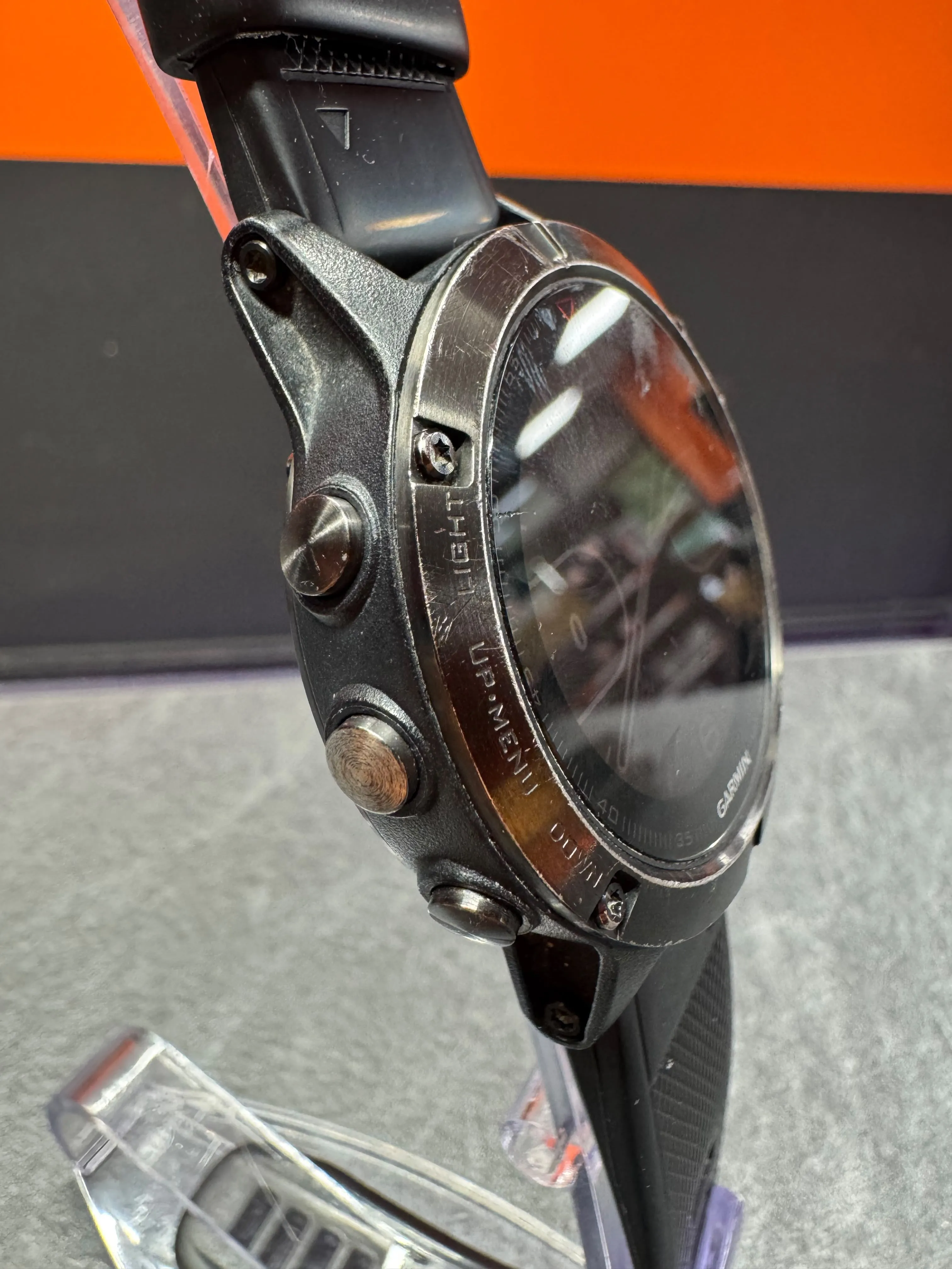 Smartwatch Garmin Fenix 5, 47mm, GPS/GLONASS, HR, Altimetru, Busola, 10 ATM, QuickFit 22mm, Negru - imagine 2