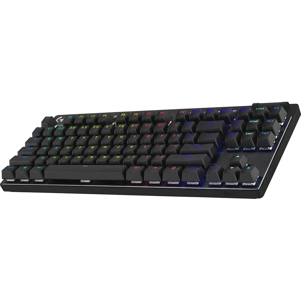 Tastatura Gaming Mecanica Logitech G PRO, TKL, USB, RGB LIGHTSYNC, Negru - imagine 2