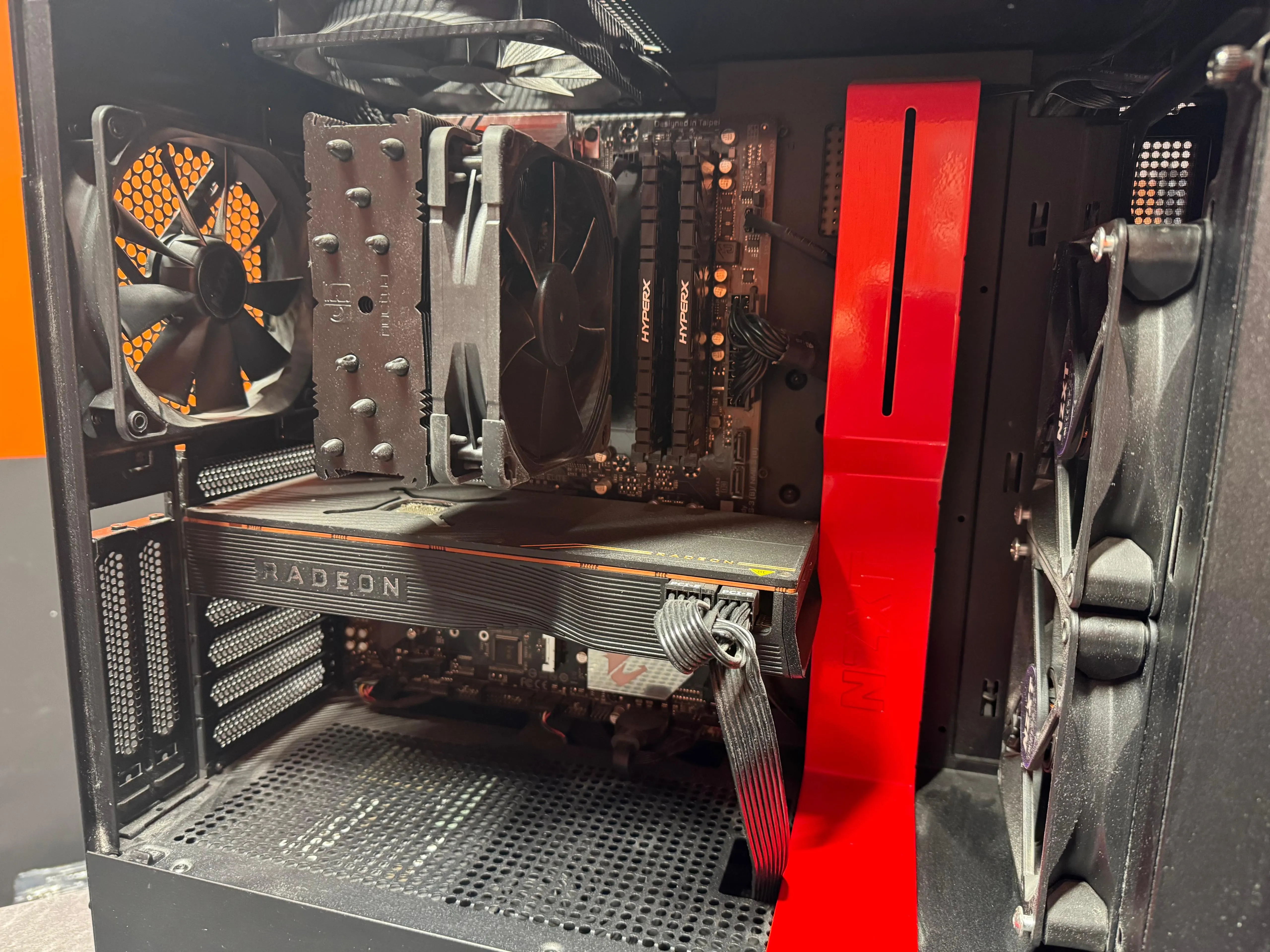Sistem Desktop Gaming NZXT H510i, AMD Ryzen 5 3600XT 6-Core, 16 GB RAM DDR4, SSD 256 GB Samsung 970 EVO Plus, HDD 2 TB, AMD Radeon RX 5700XT 8 Gb, Sursa Seasonic 750W - imagine 3