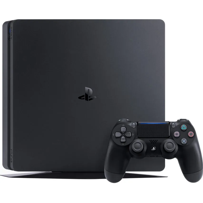 Consola SONY PlayStation 4 Slim, 500 Gb, Controller, 1 Joc PS4 Gratuit (la alegere) - imagine 2