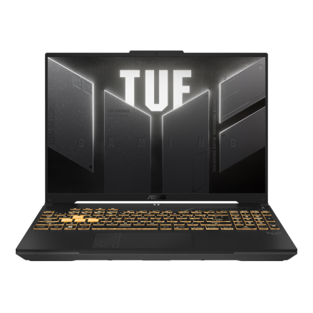 Laptop Gaming Asus TUF F16  FX607V 16 Inch FHD 144 Hz, Intel Core 5 210H,  16 Gb RAM DDR5, SSD 500 Gb, RTX 4050 6 Gb,  Negru - imagine 2