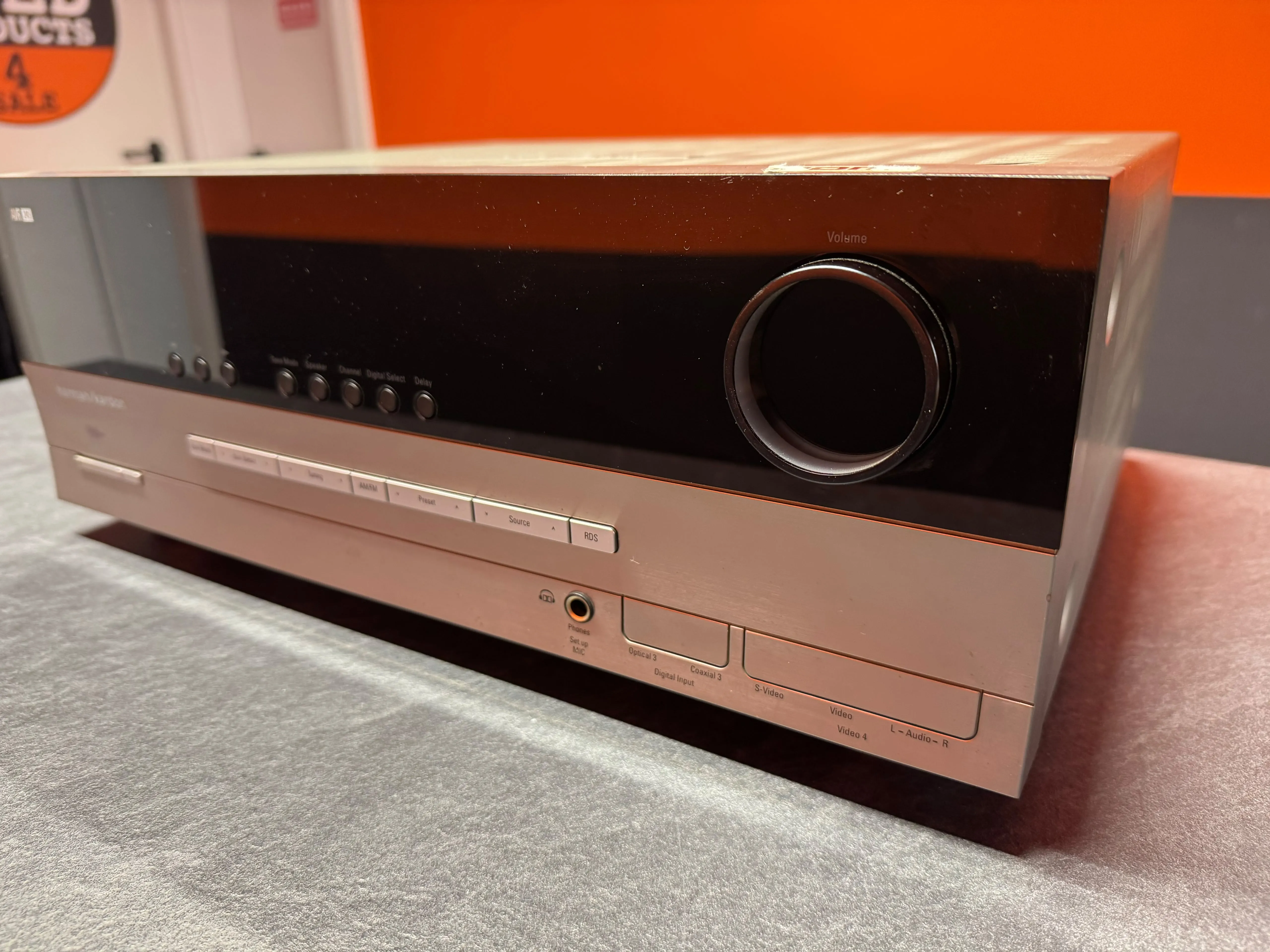 AV Receiver Harman Kardon AVR 245, 7.1 Canale, 7x50W, HDMI, Dolby Digital EX, DTS-ES, Logic 7, Telecomanda