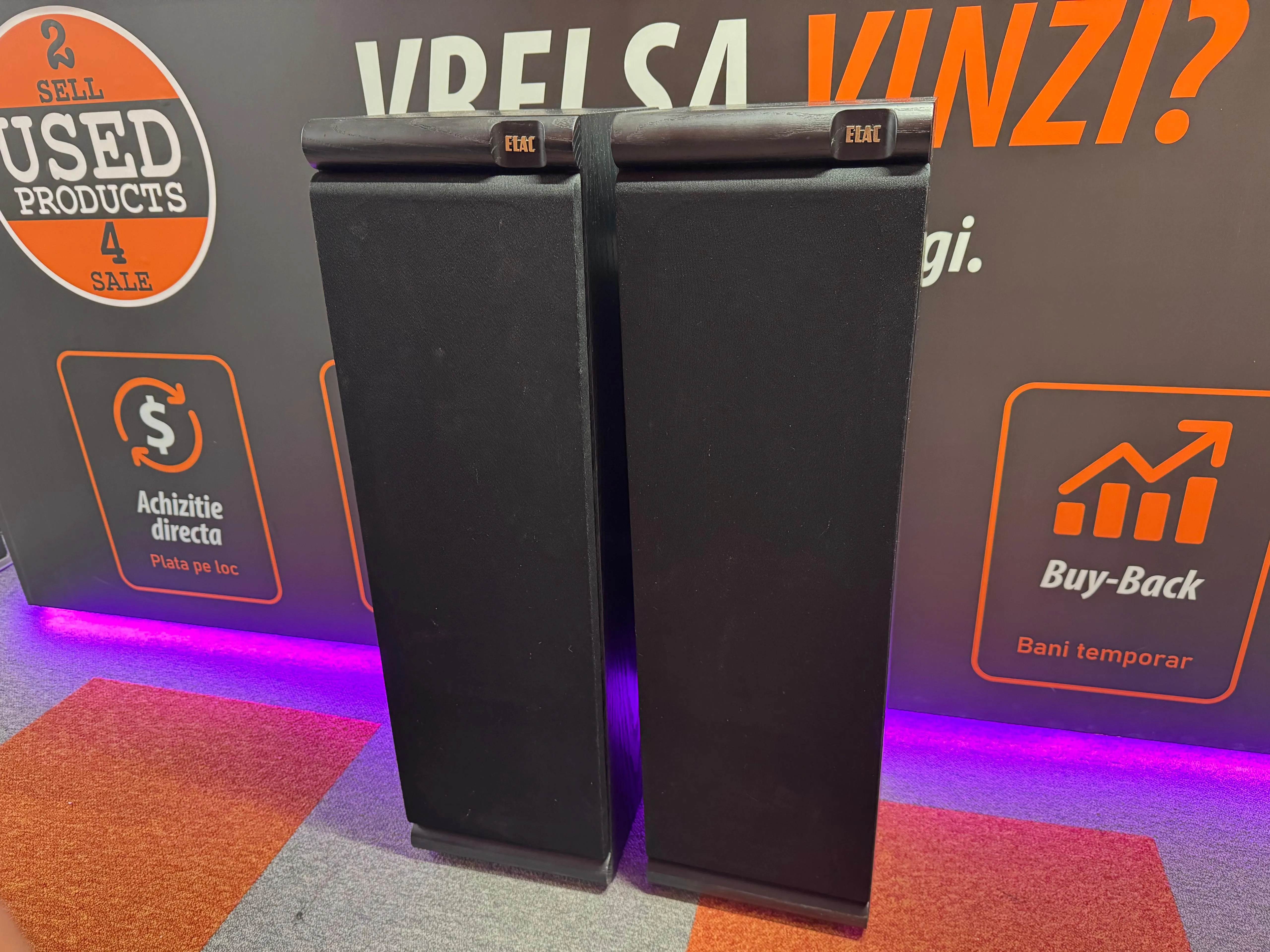Boxe pasive ELAC EL 110, 3 Cai, Bass Reflex, 110/140W, 4 Ohm, 91dB, Pereche