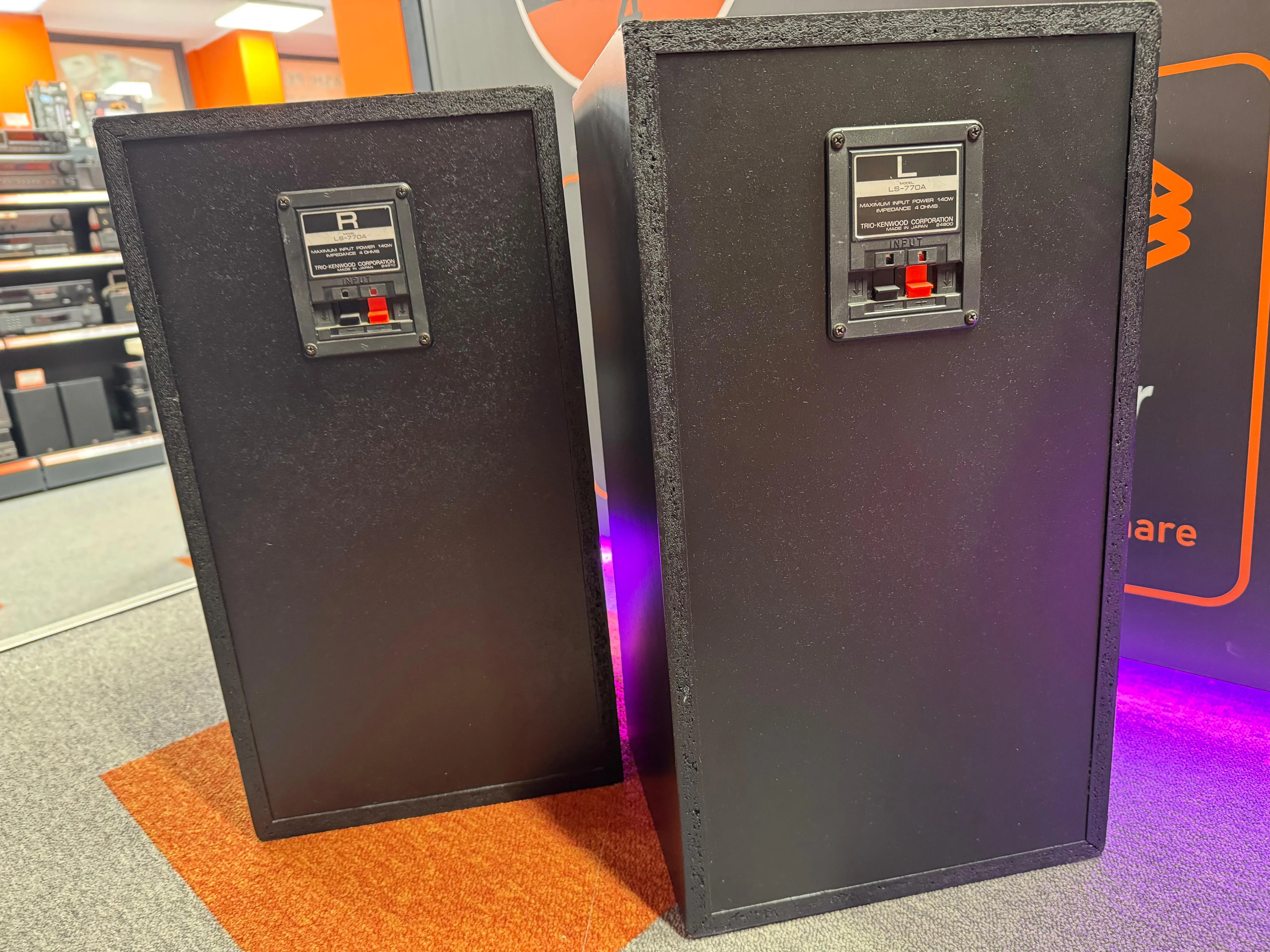 Boxe pasive Kenwood LS-770A, 3 Cai, 140W, 4 Ohm, Pereche - imagine 5