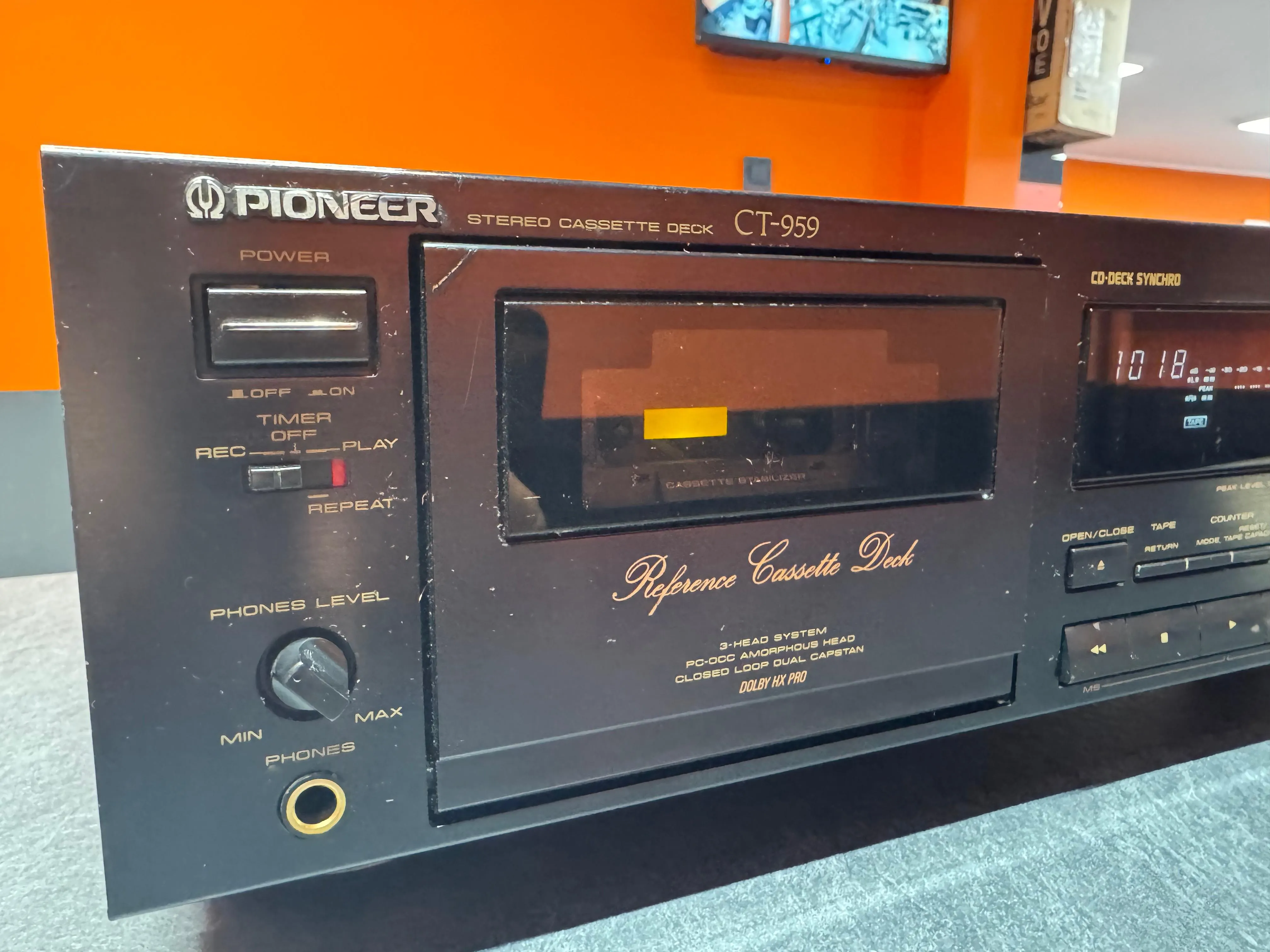 Casetofon Deck Pioneer CT-959, 3 Head, Dolby B/C, HX Pro, Metal Tape - imagine 2