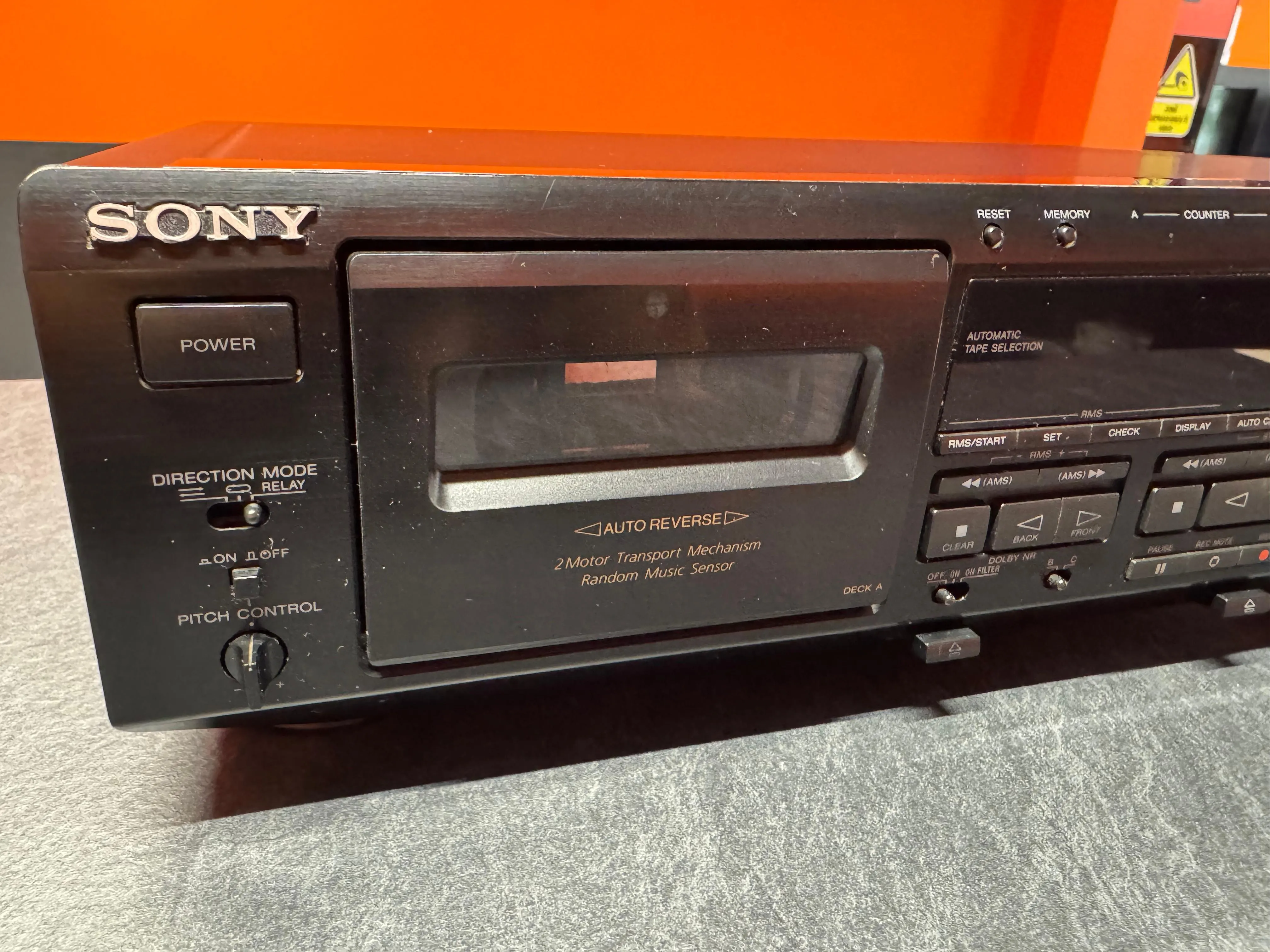 Casetofon Dublu Deck Sony TC-WE505, Auto Reverse, Dolby B/C, HX Pro, Metal Tape - imagine 3