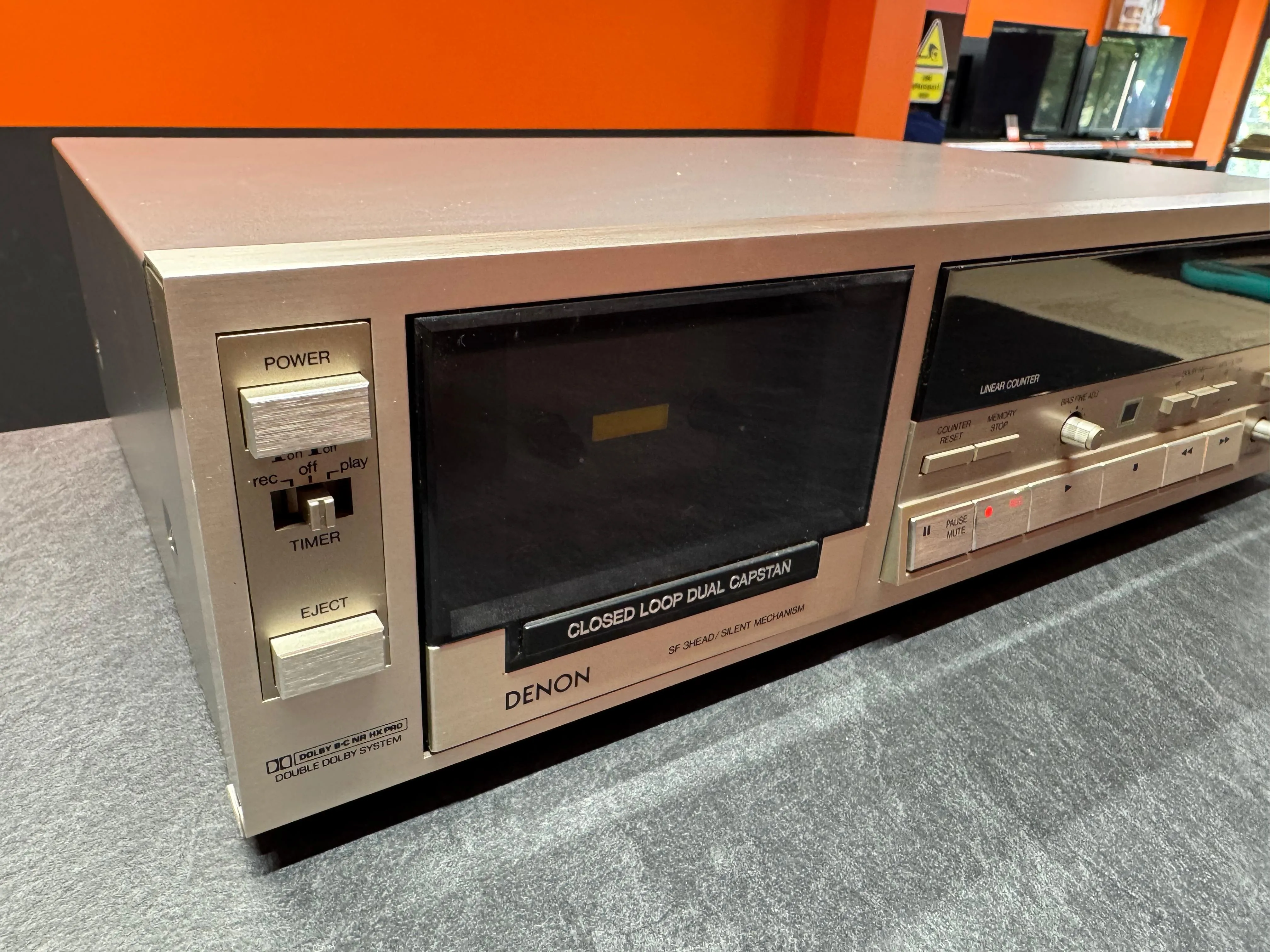 Casetofon Deck Denon DR-M33HX, 3 Head, Dolby B/C, HX Pro, Metal Tape - imagine 3