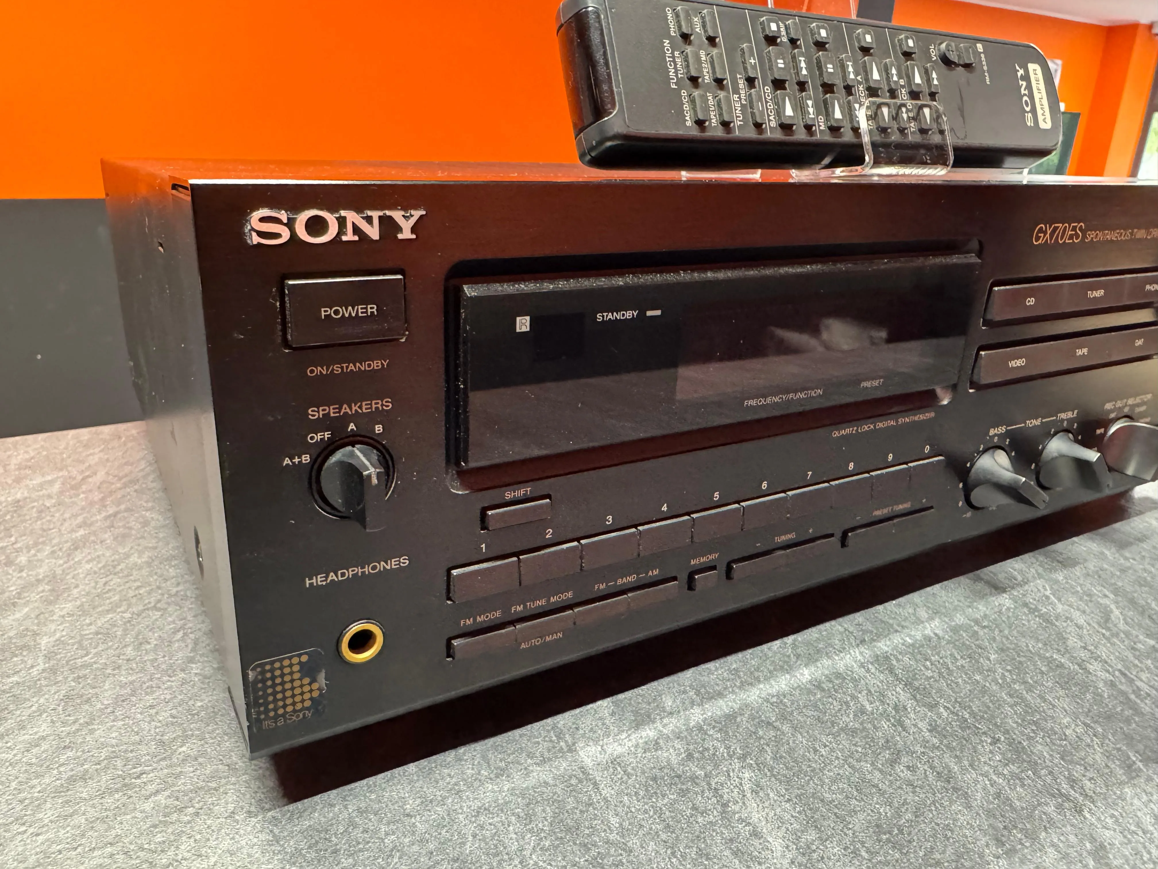 Receiver Stereo Sony STR-GX70ES, Phono MM, FM/AM, Telecomanda - imagine 2