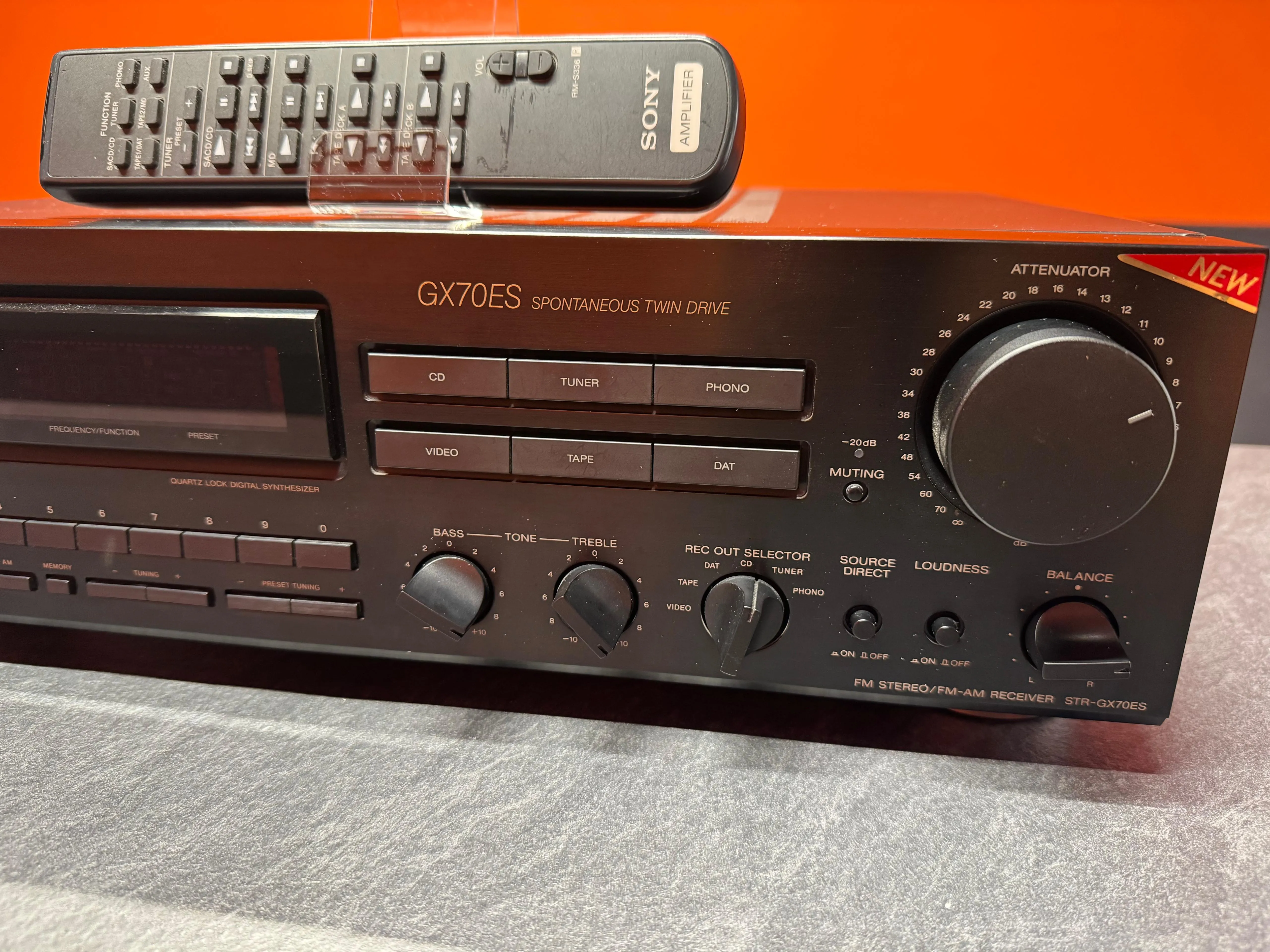 Receiver Stereo Sony STR-GX70ES, Phono MM, FM/AM, Telecomanda - imagine 3