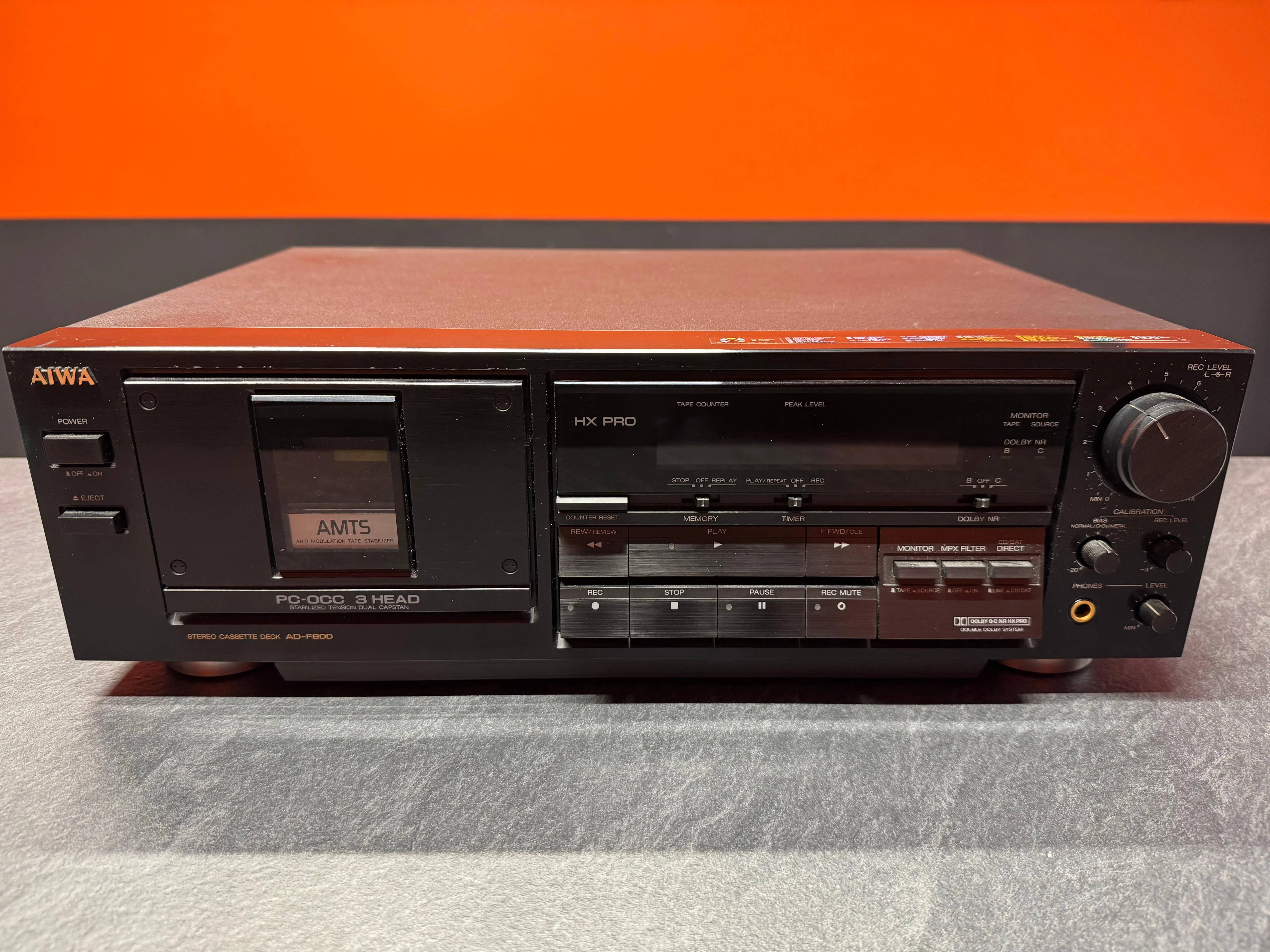 Casetofon Deck Aiwa AD-F800, 3 Head, Dolby B/C, Metal Tape - imagine 2