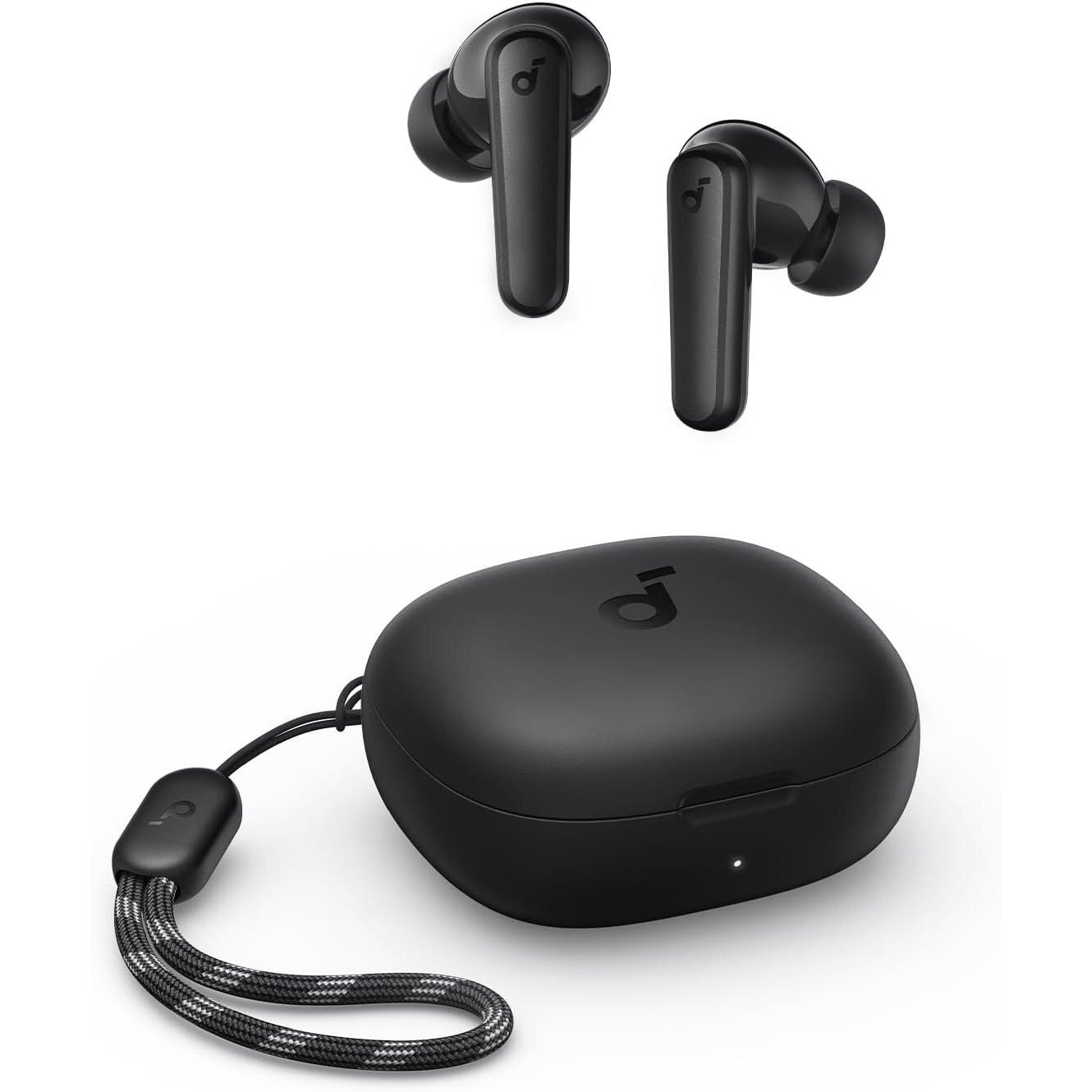 Casti In Ear Anker Soundcore P20i, Bluetooth 5.3, Autonomie 30 ore, Rezistenta IPX5, Negru