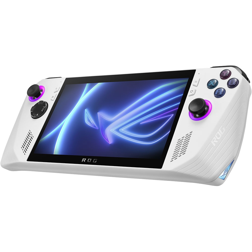 Consola Portabila Gaming Asus ROG Ally RC71L, LCD 7 Inch, Full HD, 120 Hz, AMD Ryzen Z1 Extreme 3.30Ghz, 16 Gb RAM LPDDR5, SSD 512GB M2, Alb