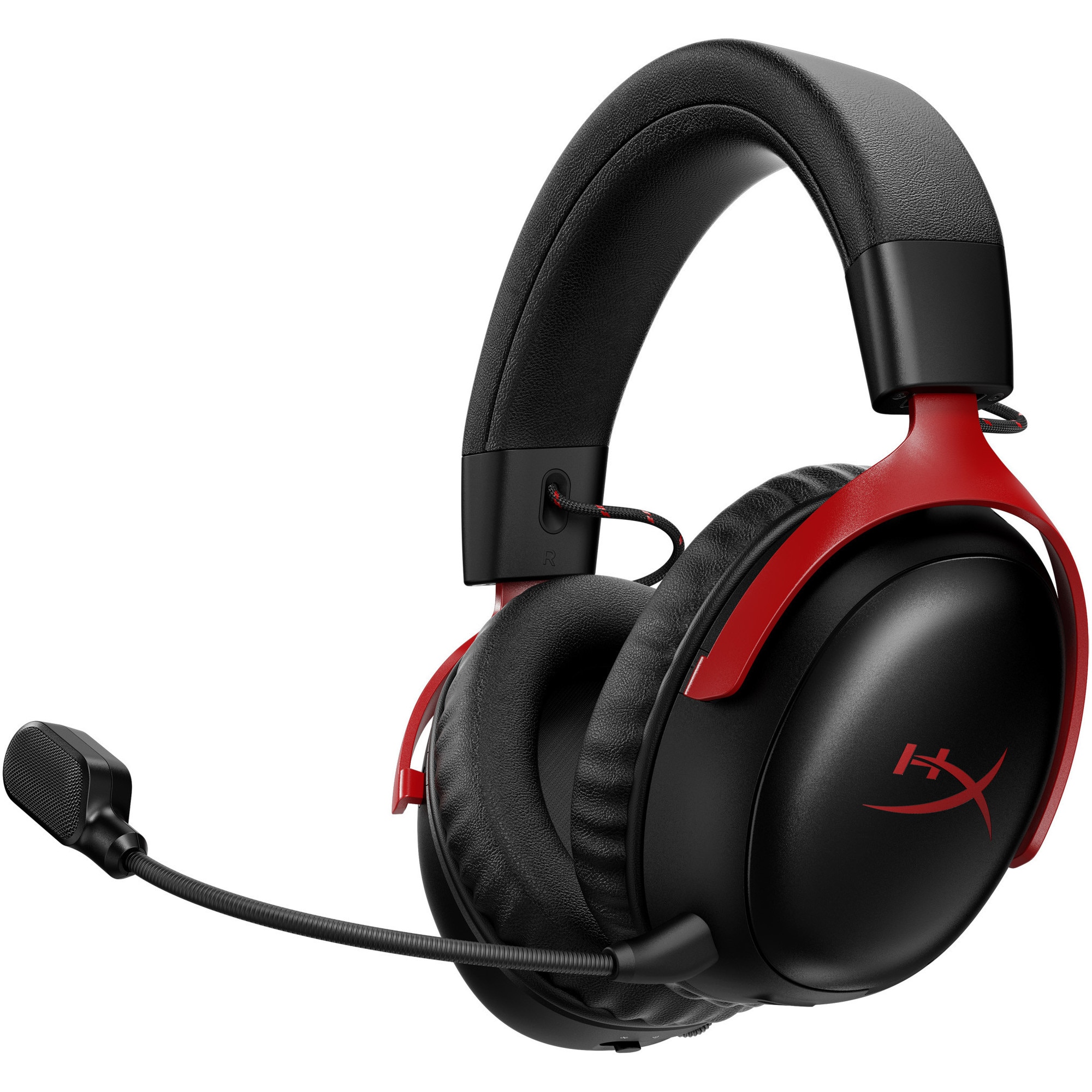Casti Gaming Wireless HyperX Cloud III, DTS Headphone X Spatial Audio, NC si indicator LED, multiplatforma, Negru - imagine 4