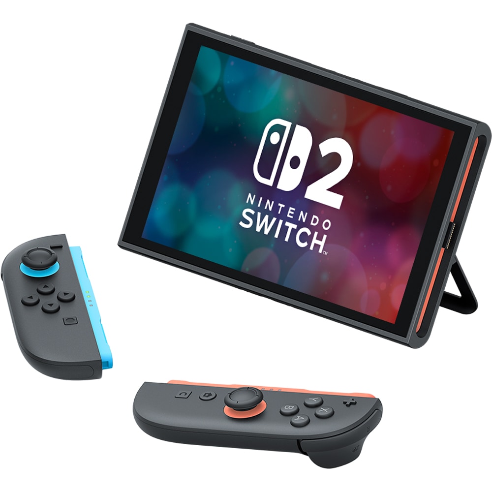 Consola Nintendo Switch 2, Display 7.9 inch, 120Hz, Wi-Fi 6, USB-C, Blue/Light Red JoyCon - imagine 3