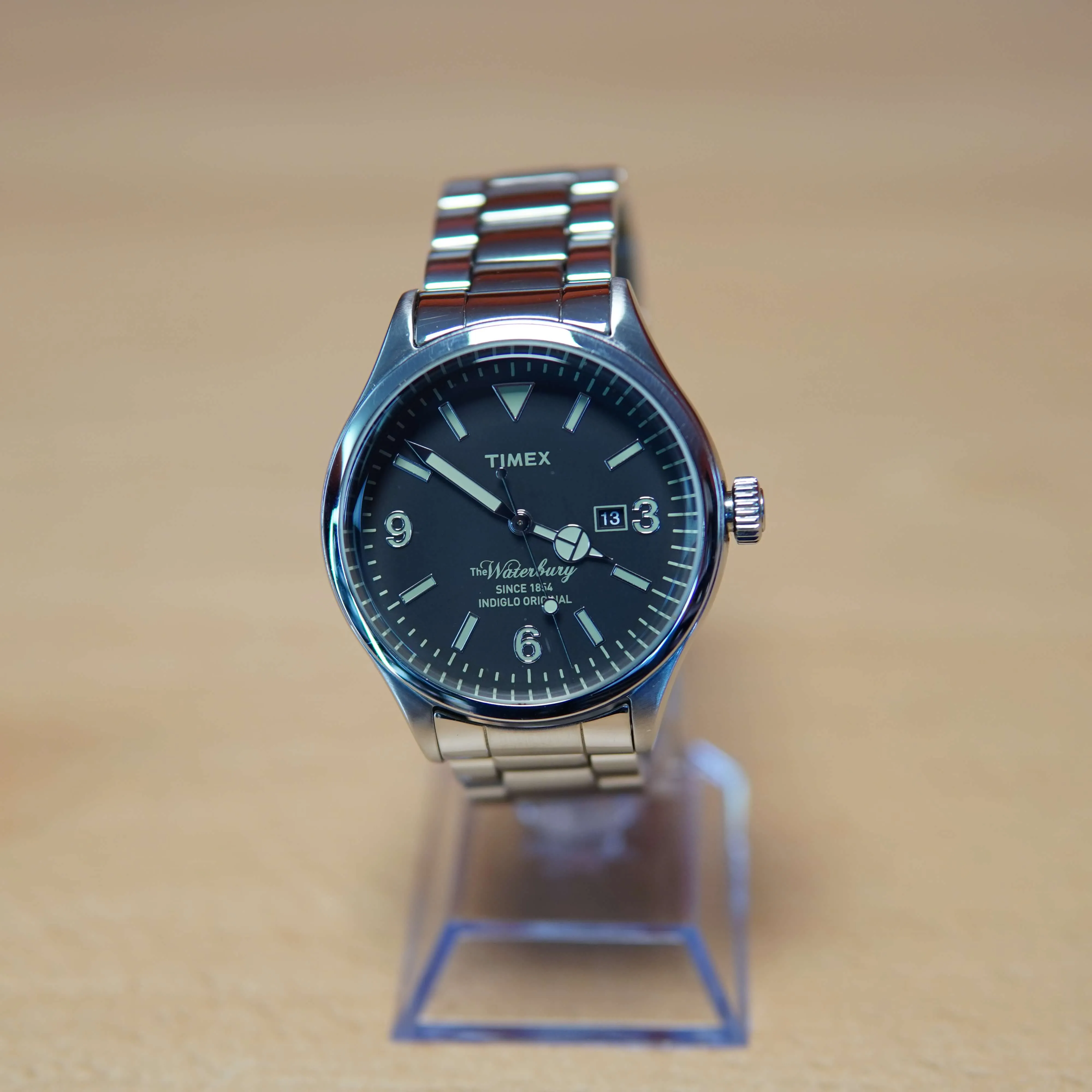 Ceas Barbatesc Timex The Waterbury, TX2P75100, Quartz, 42mm, Stainless Steel, 5 ATM, Argintiu - imagine 3