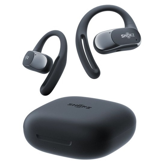 Casti Audio In ear Shokz OpenFit Air T511, Wireless, Bluetooth, Microfon, IP54, Negru - imagine 2