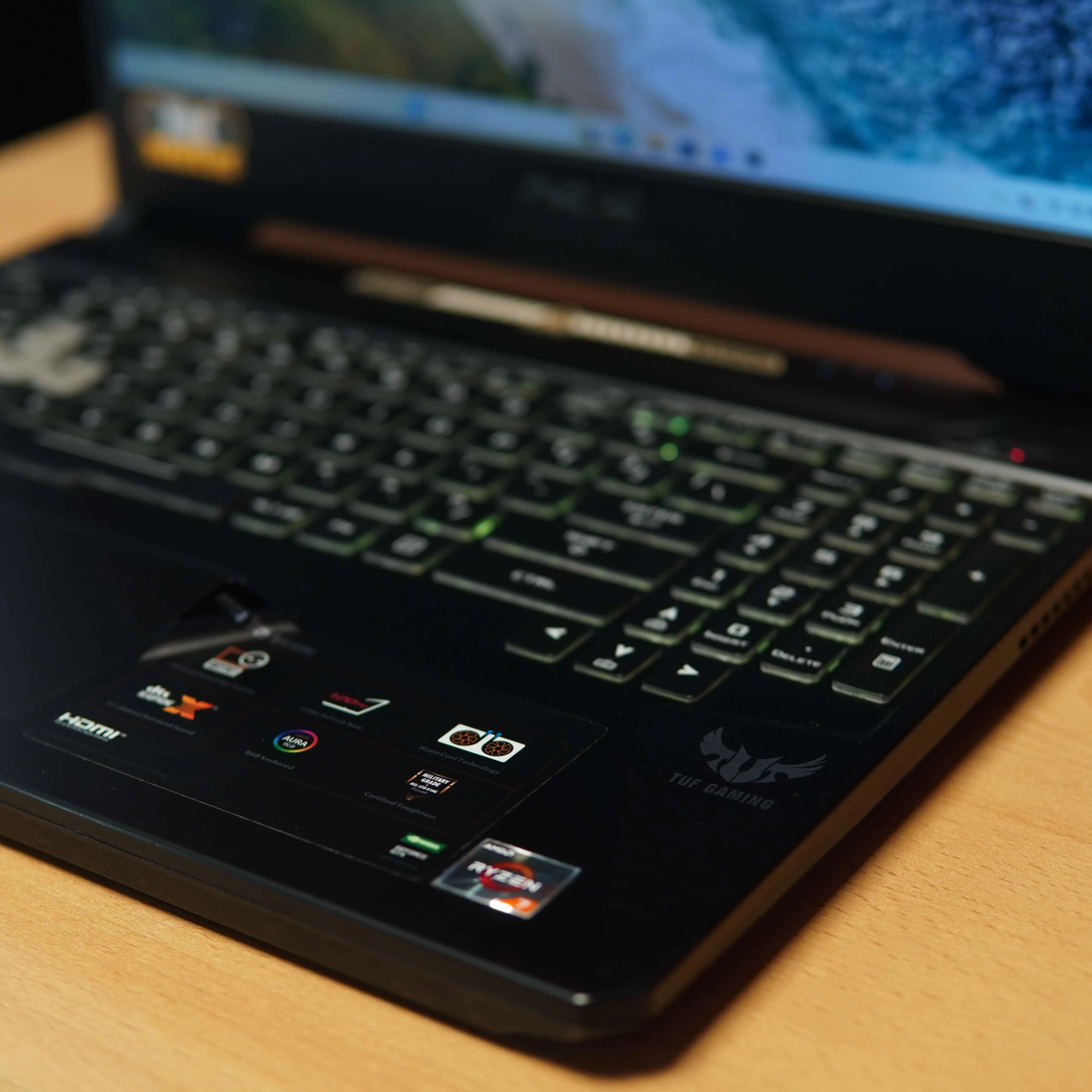 Laptop Gaming Asus TUF Gaming FX505DU-AL052, AMD Ryzen 7 3750h, 8GB DDR4, 512GB SSD, GTA 1660 Ti 6GB, Negru - imagine 6