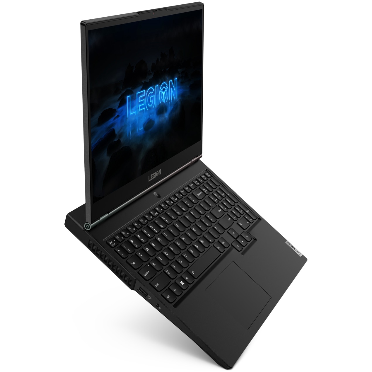 Laptop Gaming Lenovo Legion 5 15ARH05, Display 15.6 inch FHD, 120 Hz, AMD Ryzen 5 4600H 4.00 GHz Turbo, 16 Gb RAM, SSD 512 Gb, nVidia GeForce GTX 1650Ti 4 Gb, HDMI, 2x USB 3.0, USB-C, Ethernet, Phantom Black - imagine 2