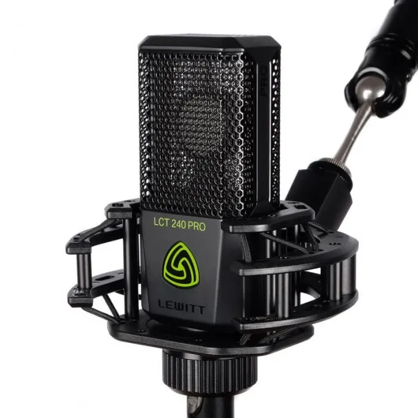 Microfon Studio LEWITT LCT 240 PRO Vocal Set, Condenser, Cardioid, XLR, 20Hz-20kHz, 142dB SPL, Phantom 48V, Negru
