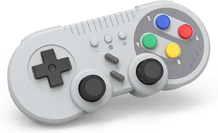 Controller Original Nintendo Super NES Classic Mini SNES CLV-202, Wired, D-Pad, 6 Butoane, Grey