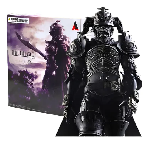 Figurina de colectie Square Enix Final Fantasy XII Play Arts Kai Gabranth, 28 cm, Accesorii Interschimbabile, 2 Sabii, Stand - imagine 4
