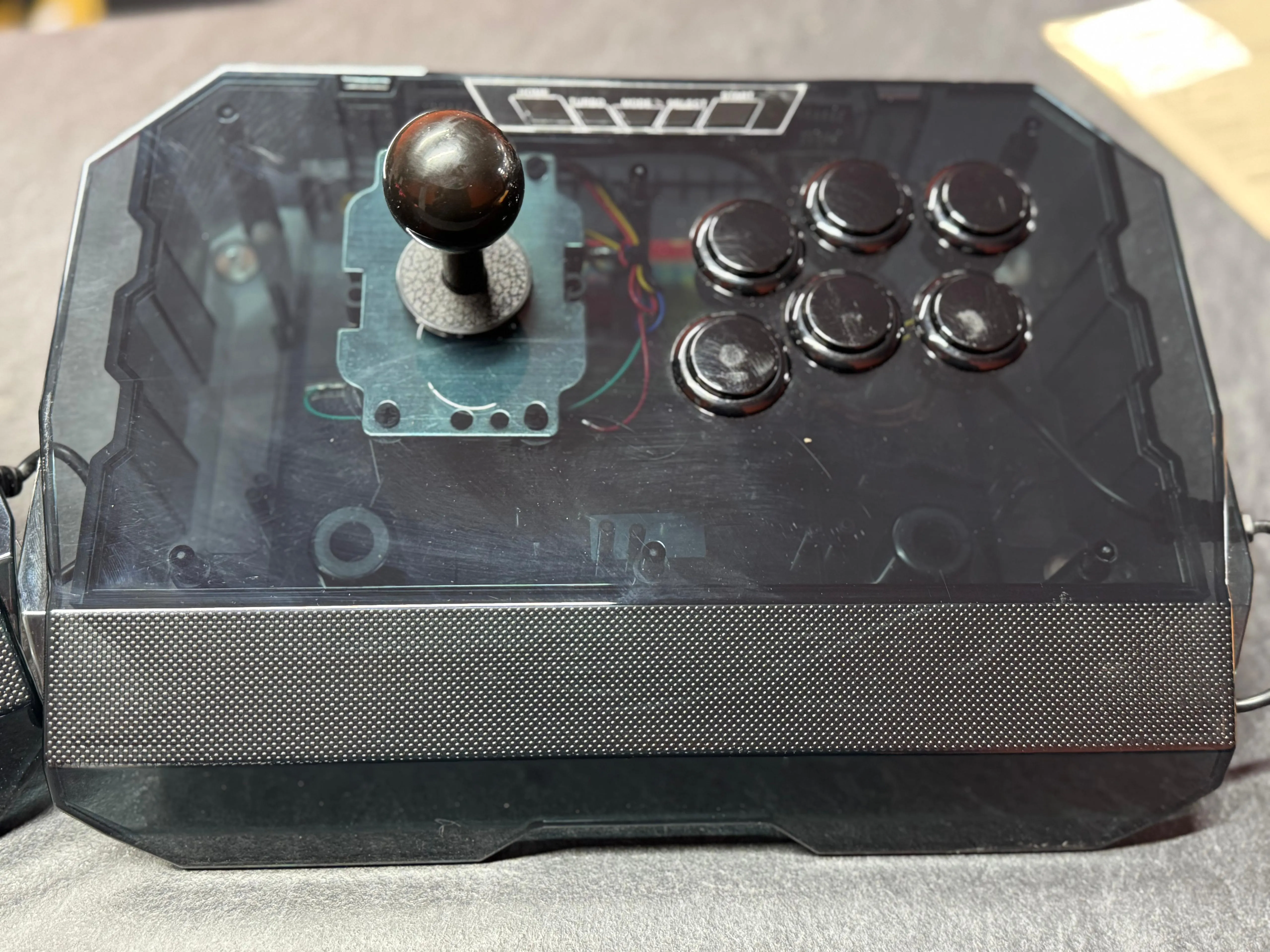 Controller Arcade Qanba N1 Fighting Stick, USB, PC/PS3/Android, Joystick, 6 Butoane, Turbo, Negru - imagine 2