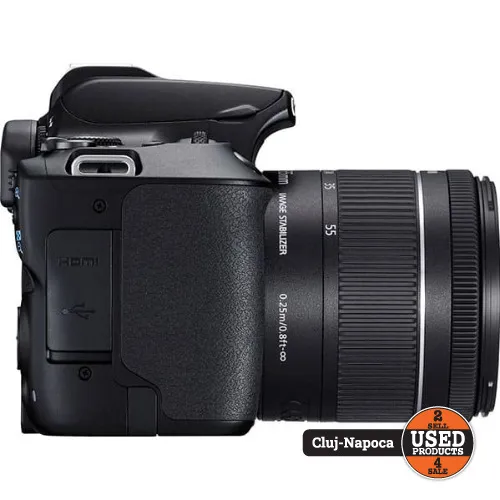 Aparat foto DSLR Canon EOS 250D, 24.1 Mp, Wi-Fi, 4K + Obiectiv EF-S 18-55mm 1:4 - 5.6 IS STM - imagine 4
