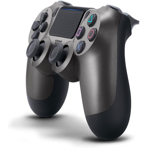 Controller SONY PlayStation 4, DualShock 4 V2, Wireless, Steel Black - imagine 3