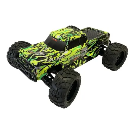 Masina radiocomandata DF Models Big Hammer 5.1, 1:10XL, Truggy, Motor Brushed 550, Diferential central, Ready to Run, Negru/Alb/Verde