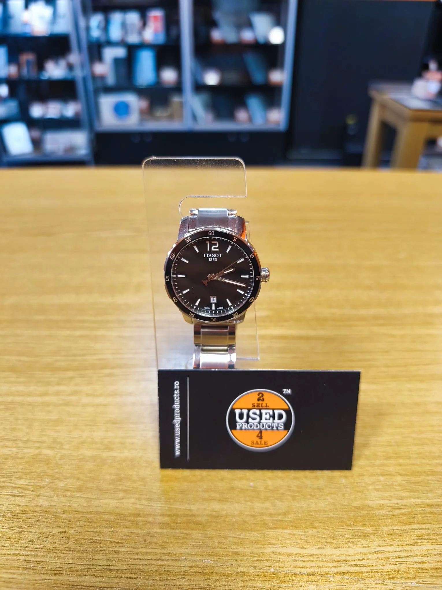Ceas Barbatesc Tissot Quickster T095.410.11.057.00, Quartz, Cristal Safir, 40mm, Otel Inoxidabil