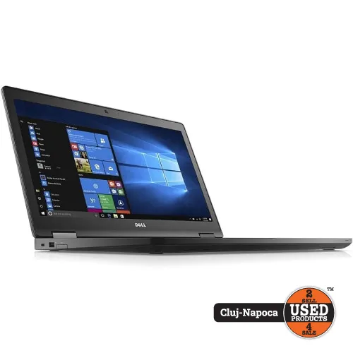 Laptop Dell Latitude 5580, 15.6" Full HD, Intel Core i7-7820HQ 2.90GHz, 16 GB DDR4, SSD 256 GB Samsung, NVIDIA GeForce 940MX 2 GB, HDMI, VGA, USB 3.0, USB-C, LAN, Wi-Fi 6, Bluetooth, Windows 11, Black - imagine 4